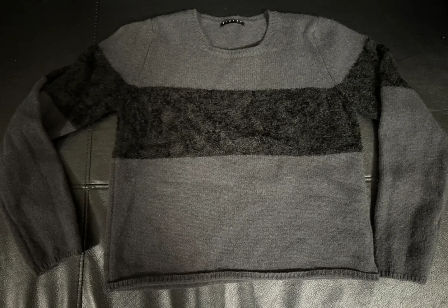 Sisley Grey Wool Blend Sweater - Size M. #Cleanout