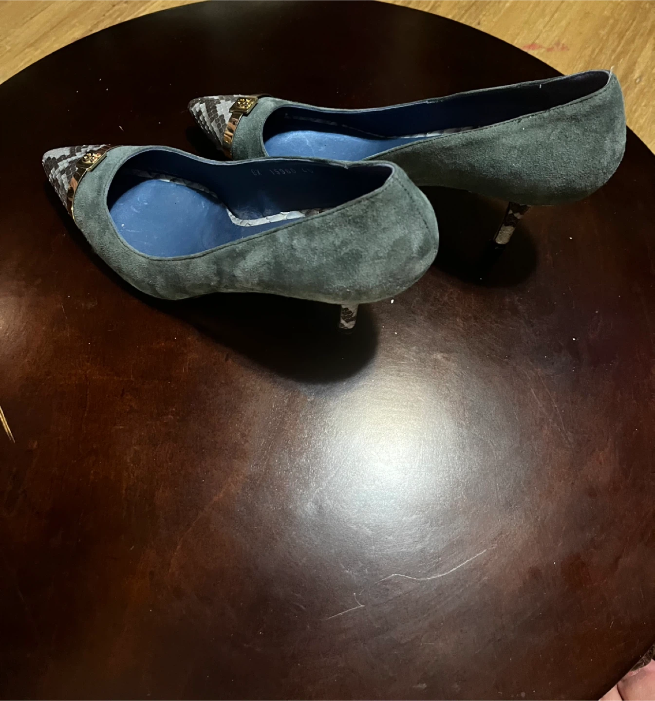 Roberto Botticelli Suede Heels size 40 - Reduced for quick sale