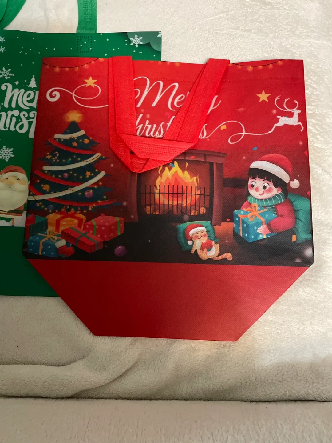 Christmas Reusable Shopping Bags - Set of 2 image indicator(2)