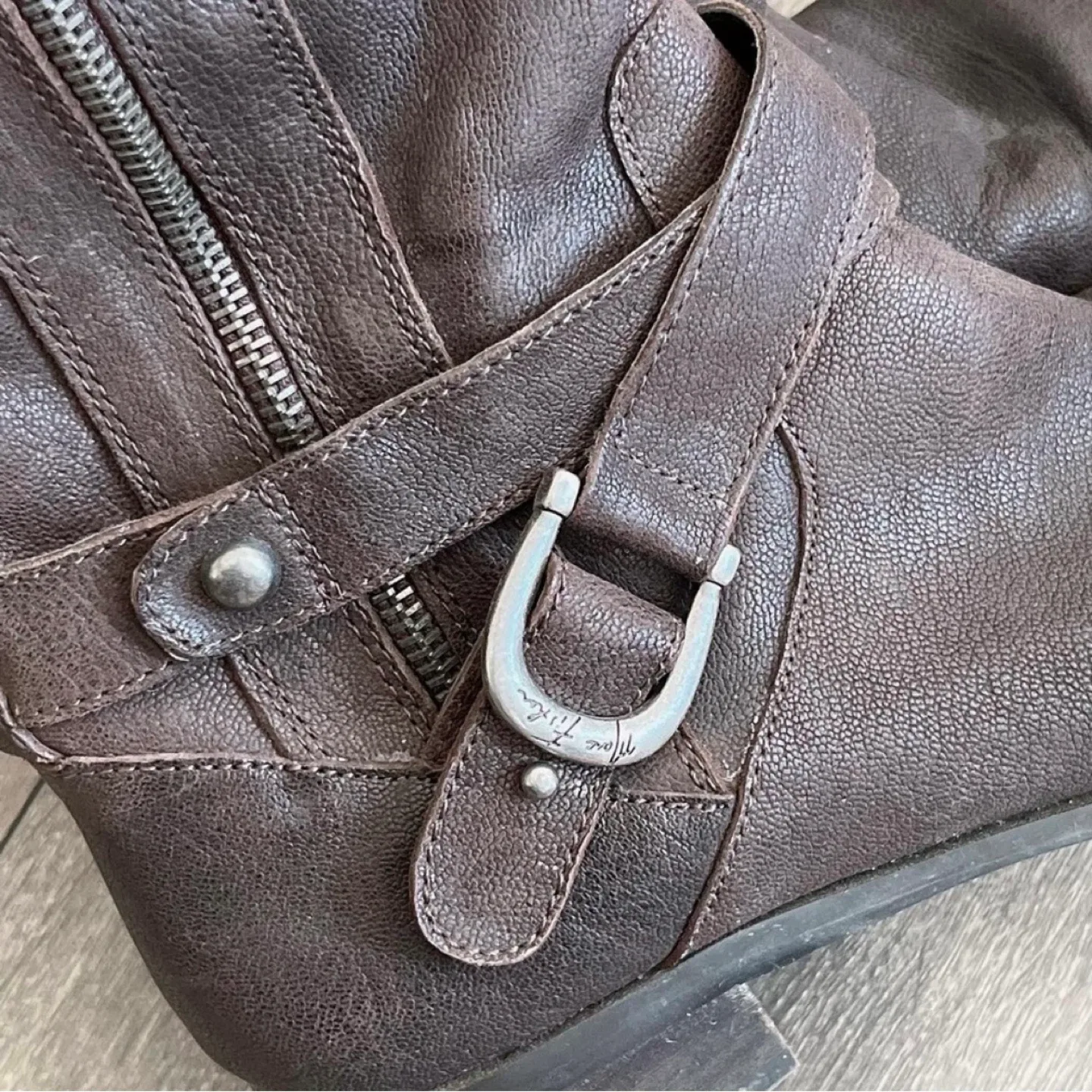 Marc Fisher women’s brown leather boots size 7.5 #CleanOut image indicator(7)