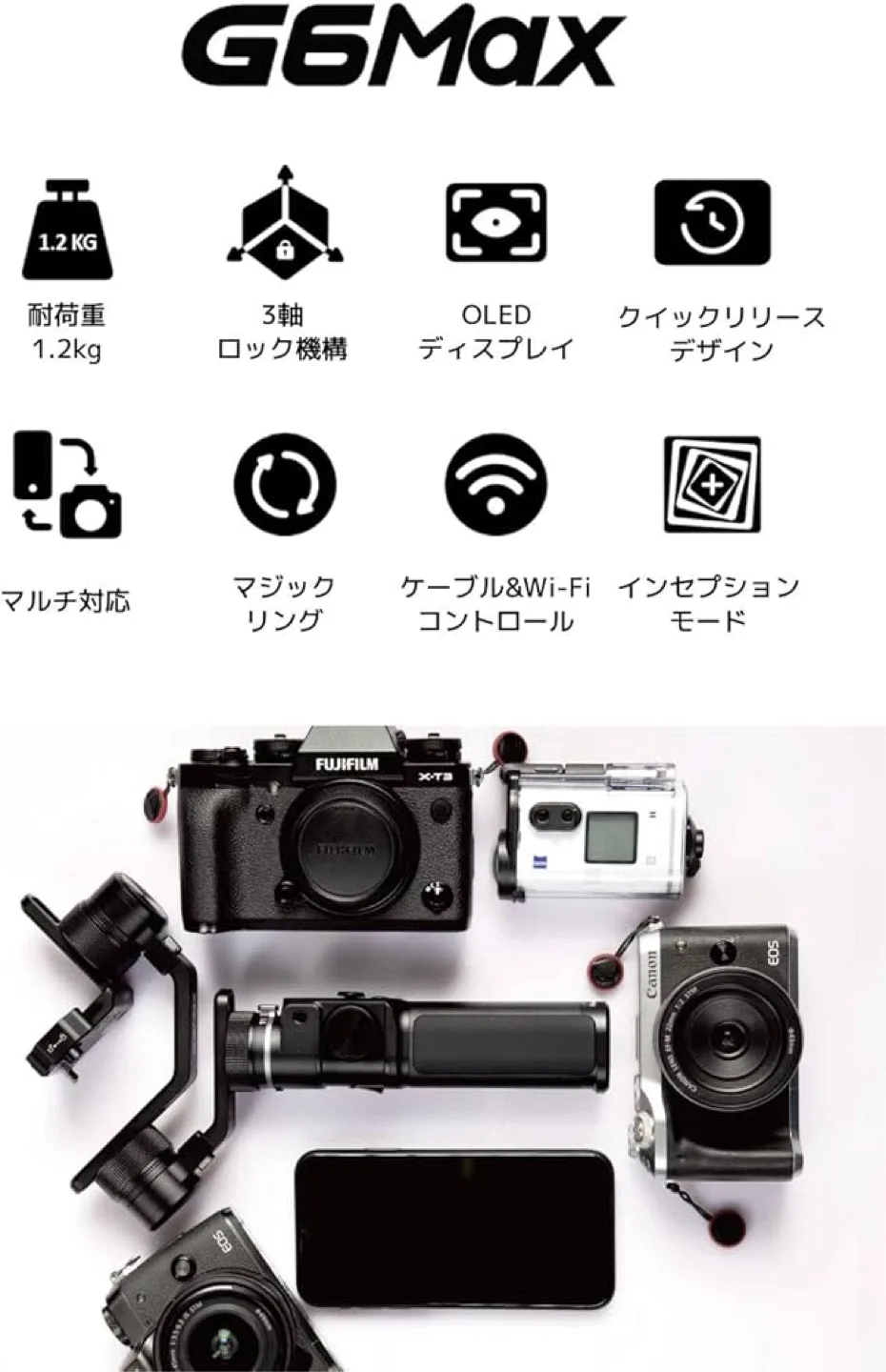 FeiyuTech G6 Max Gimbal Stabilizer image indicator(6)