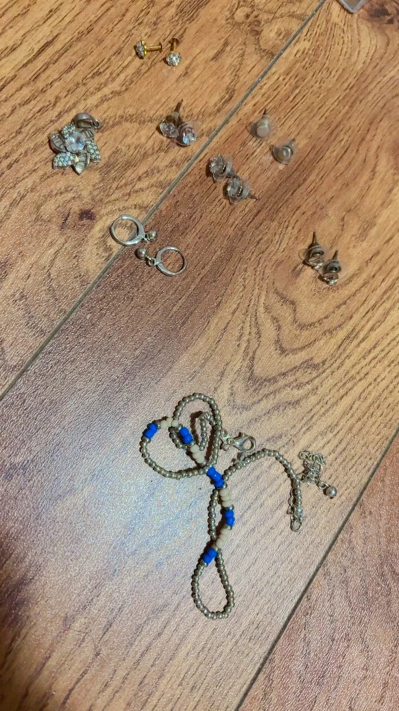 Assorted Earrings & Beaded Necklace #Cleanout