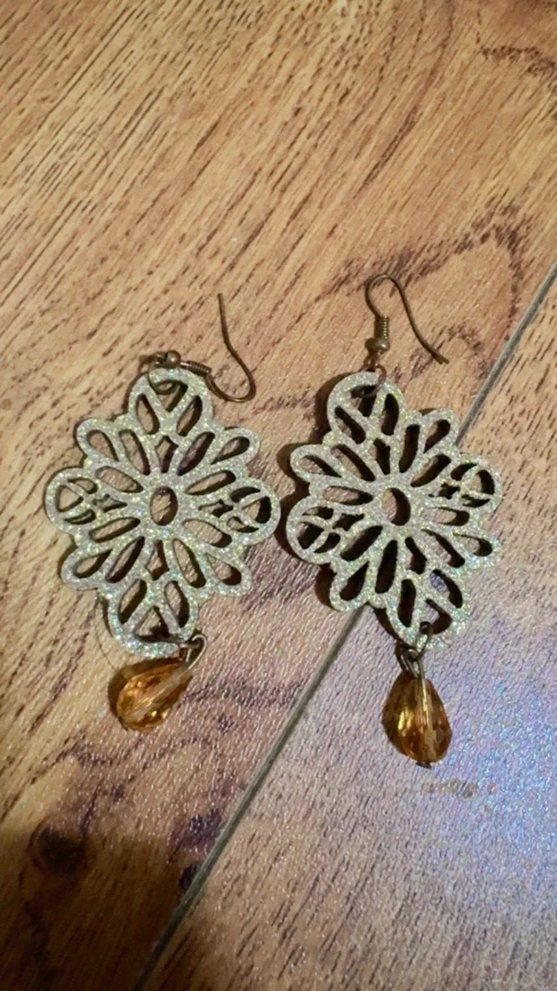 Floral Design Earrings