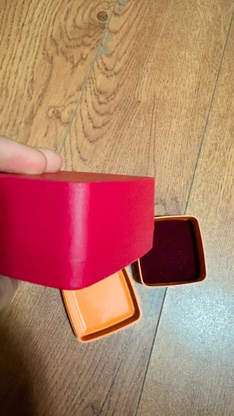 #Cleanout Small Jewelry Storage Boxes - Red & Orange image indicator(3)