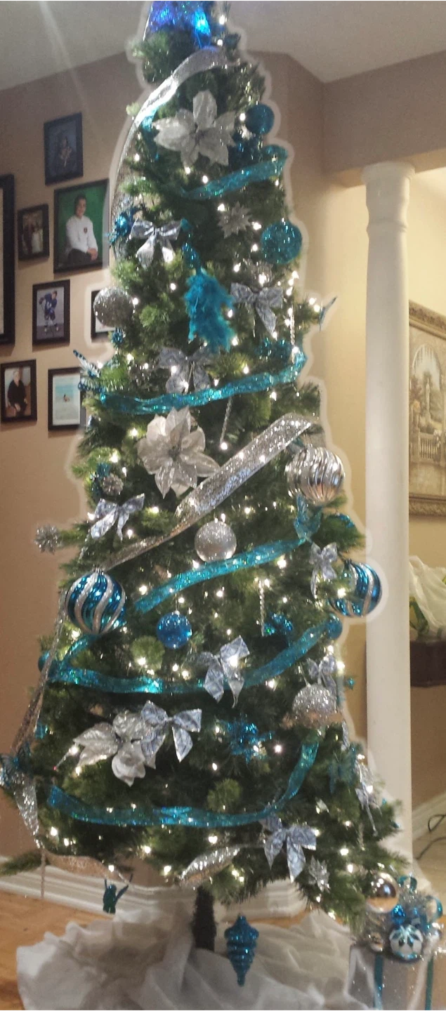 9ft slim Christmas Tree