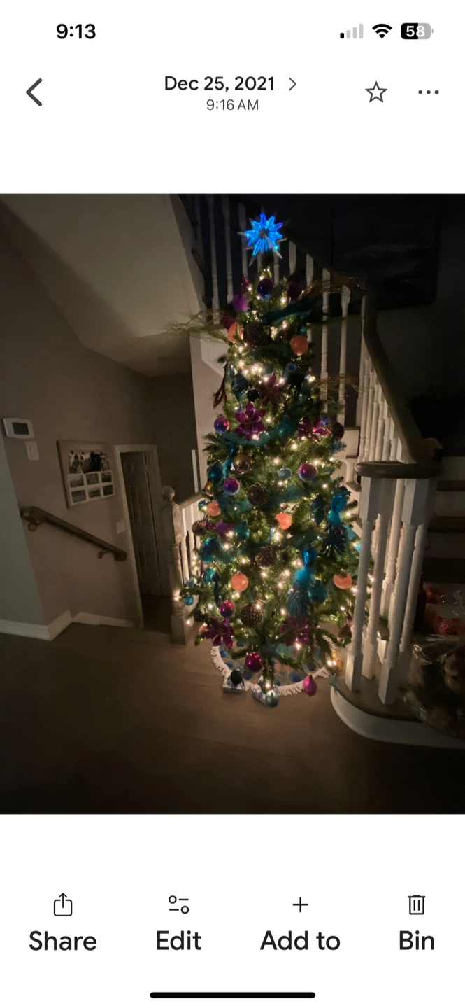 9ft slim Christmas Tree - photo 2