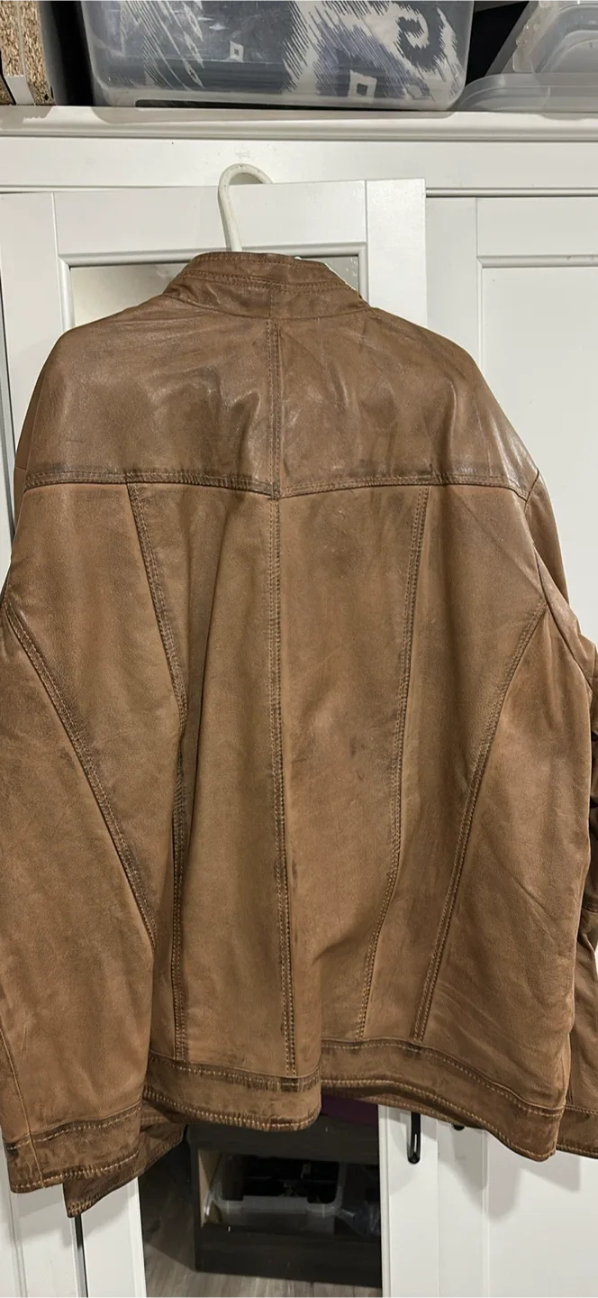 Leather Jacket - Brown