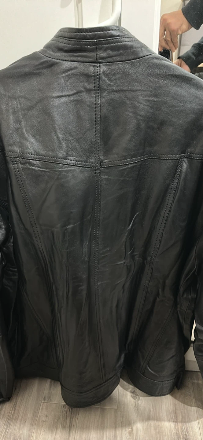 Leather Jacket - Black - photo 2