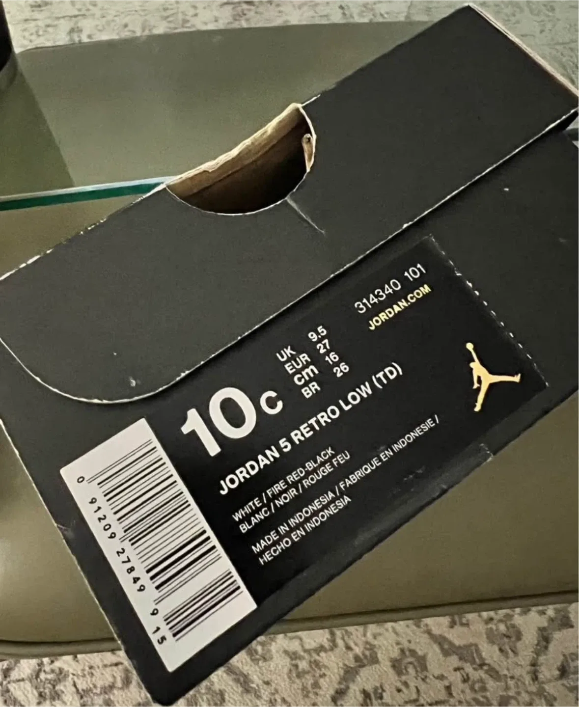 Jordan 5 Retro Low (TD) - Size 10c image indicator(3)