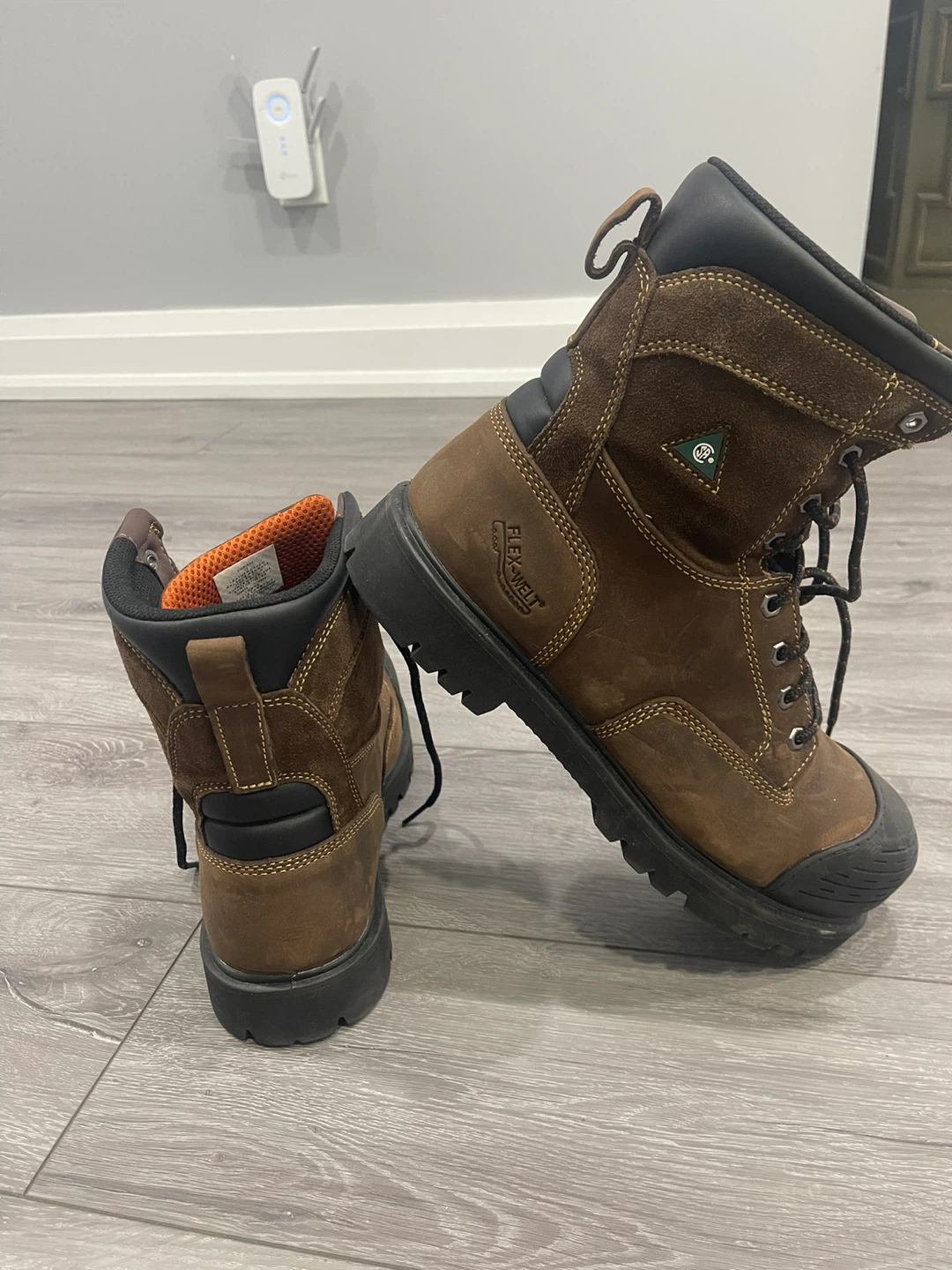 Workload Brown Leather Work Boots - photo 2
