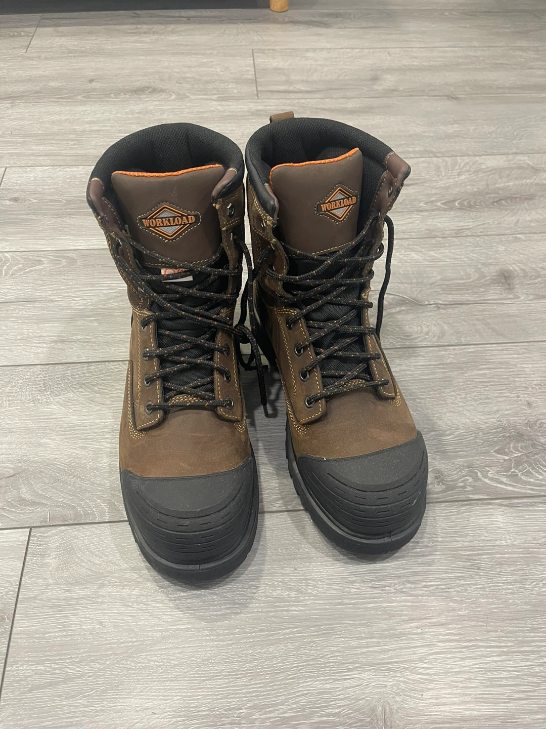 Workload Brown Leather Work Boots