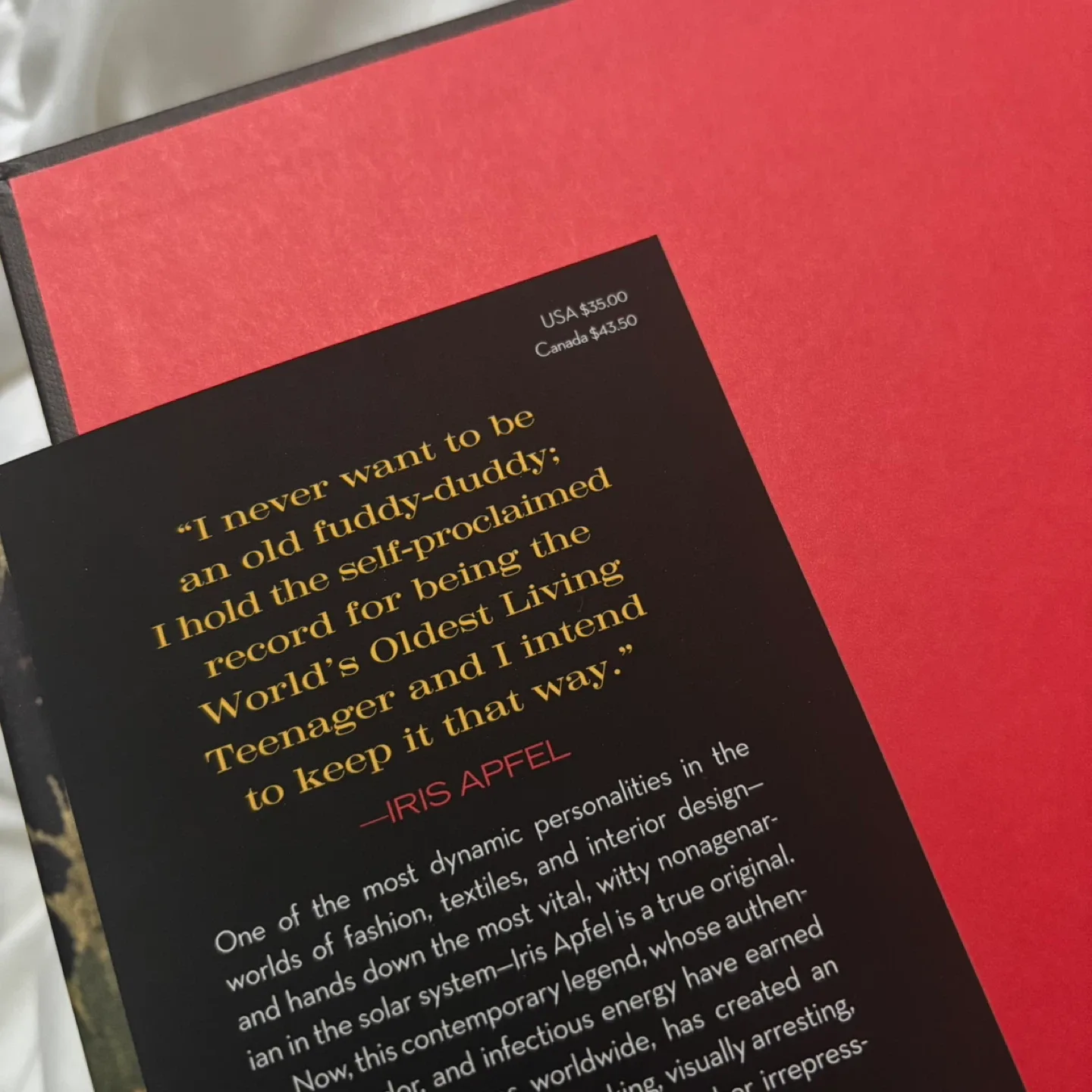 Iris Apfel: Musings of a Geriatric Starlet Book (Hardcover) image indicator(2)