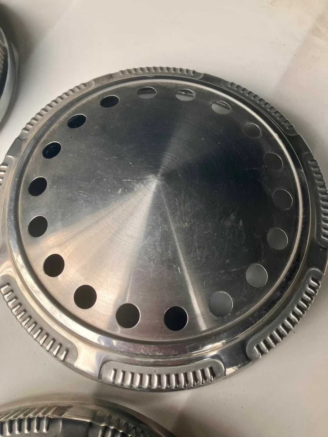 Vintage Mopar police Hubcaps - Set of 5 image indicator(3)