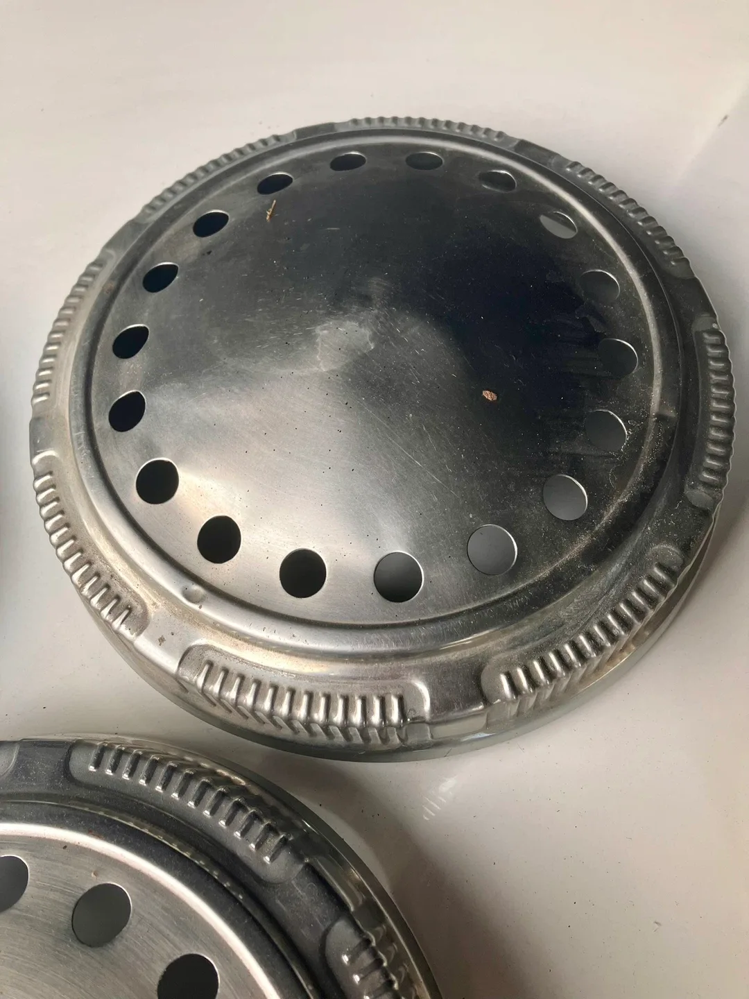 Vintage Mopar police Hubcaps - Set of 5 image indicator(4)