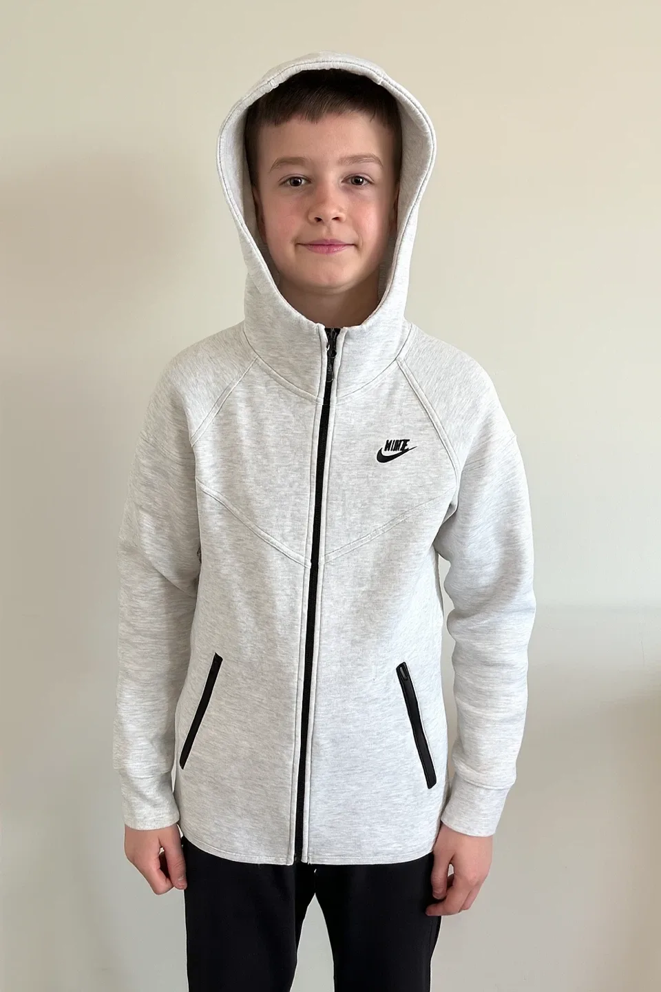 Nike Tech Fleece Hoodie - Grey, Size S