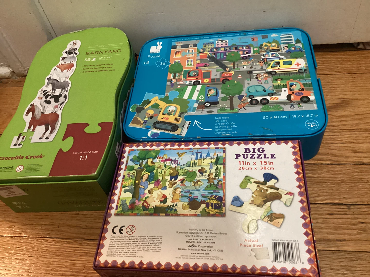 Kids' Puzzles: Crocodile Creek, Janod, eeBoo - photo 3