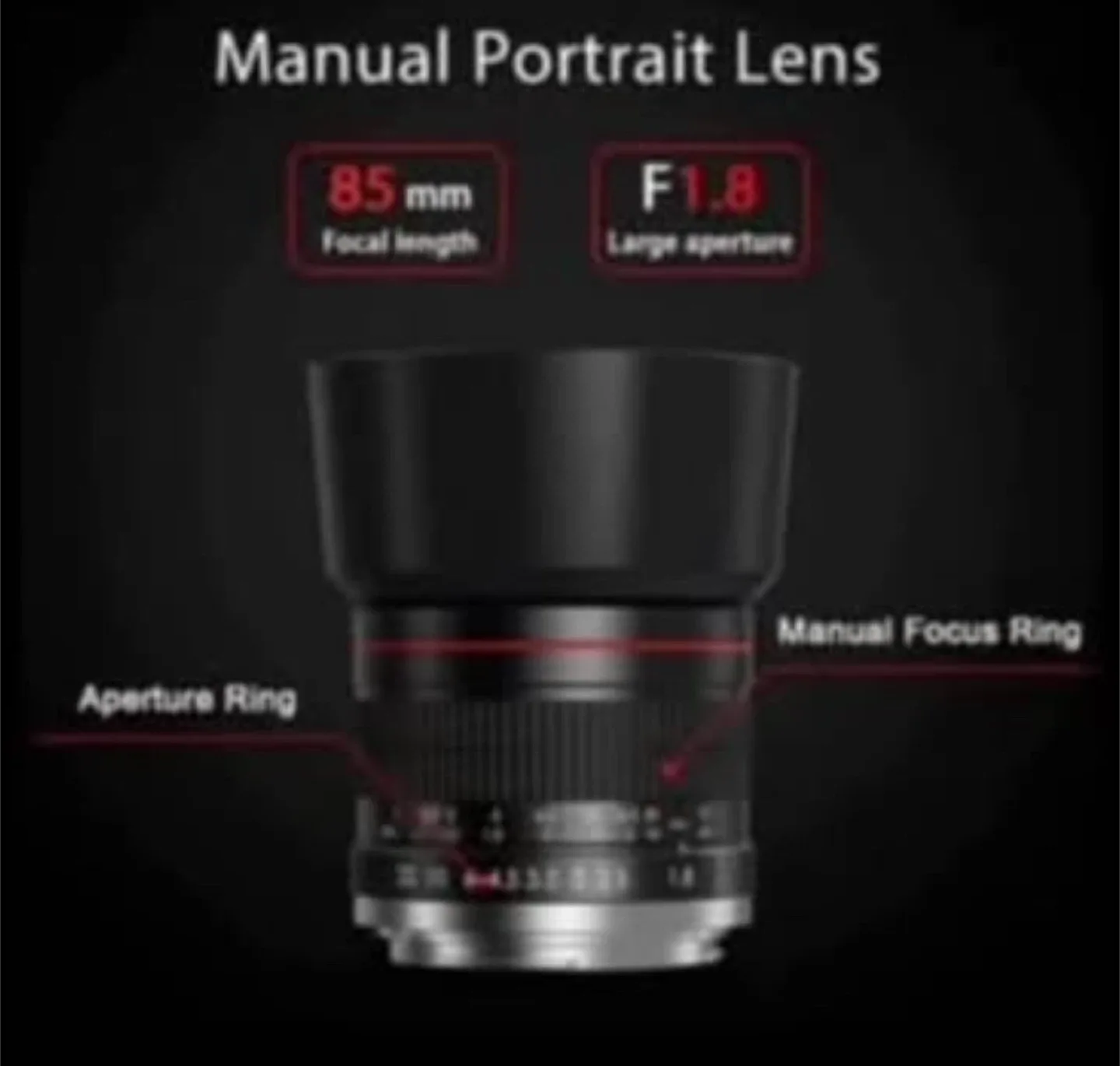 BENOISON 85mm f1.8 Portrait Lens image indicator(3)