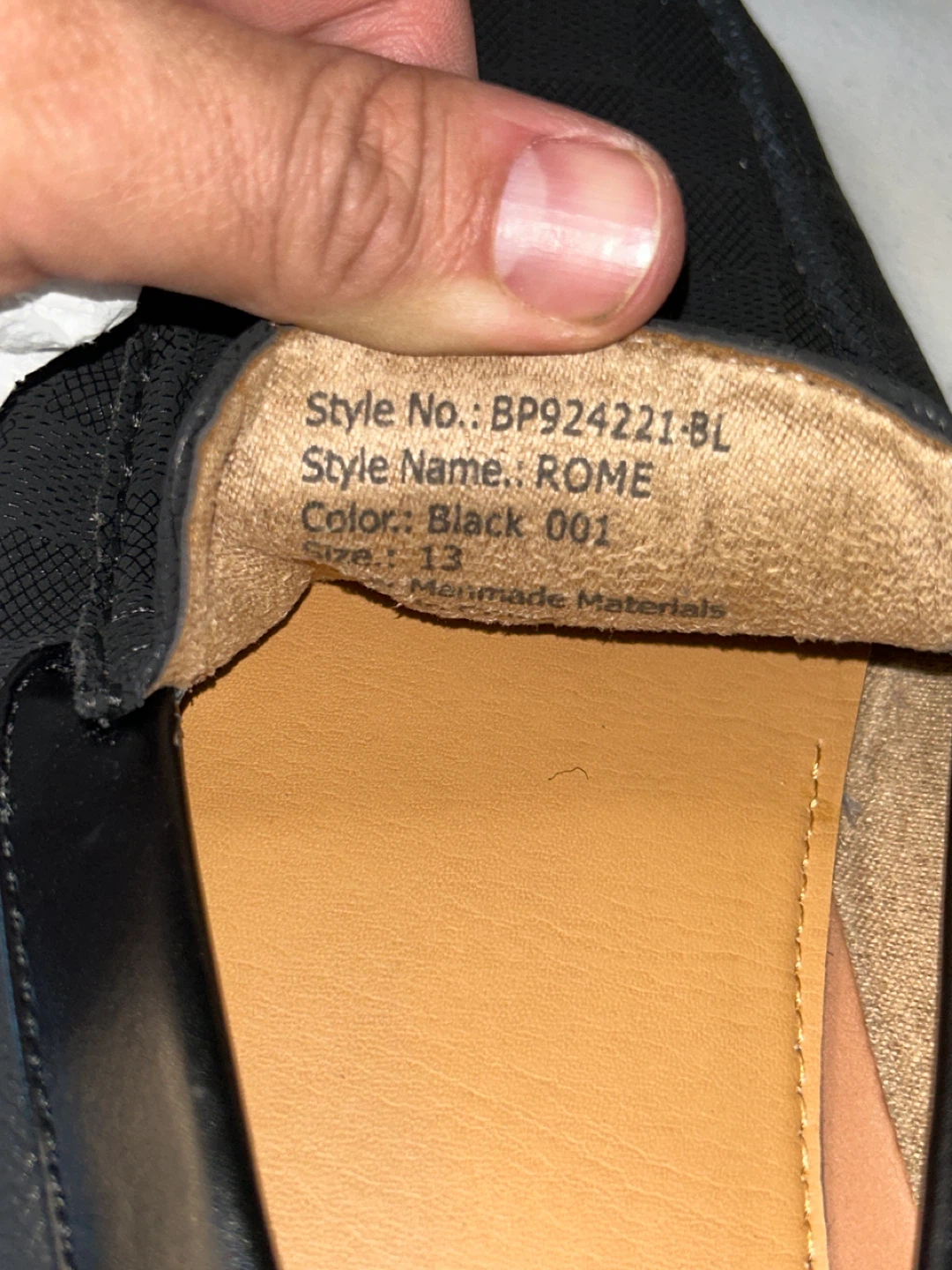 ROME Black Loafers - Size 13 - photo 3
