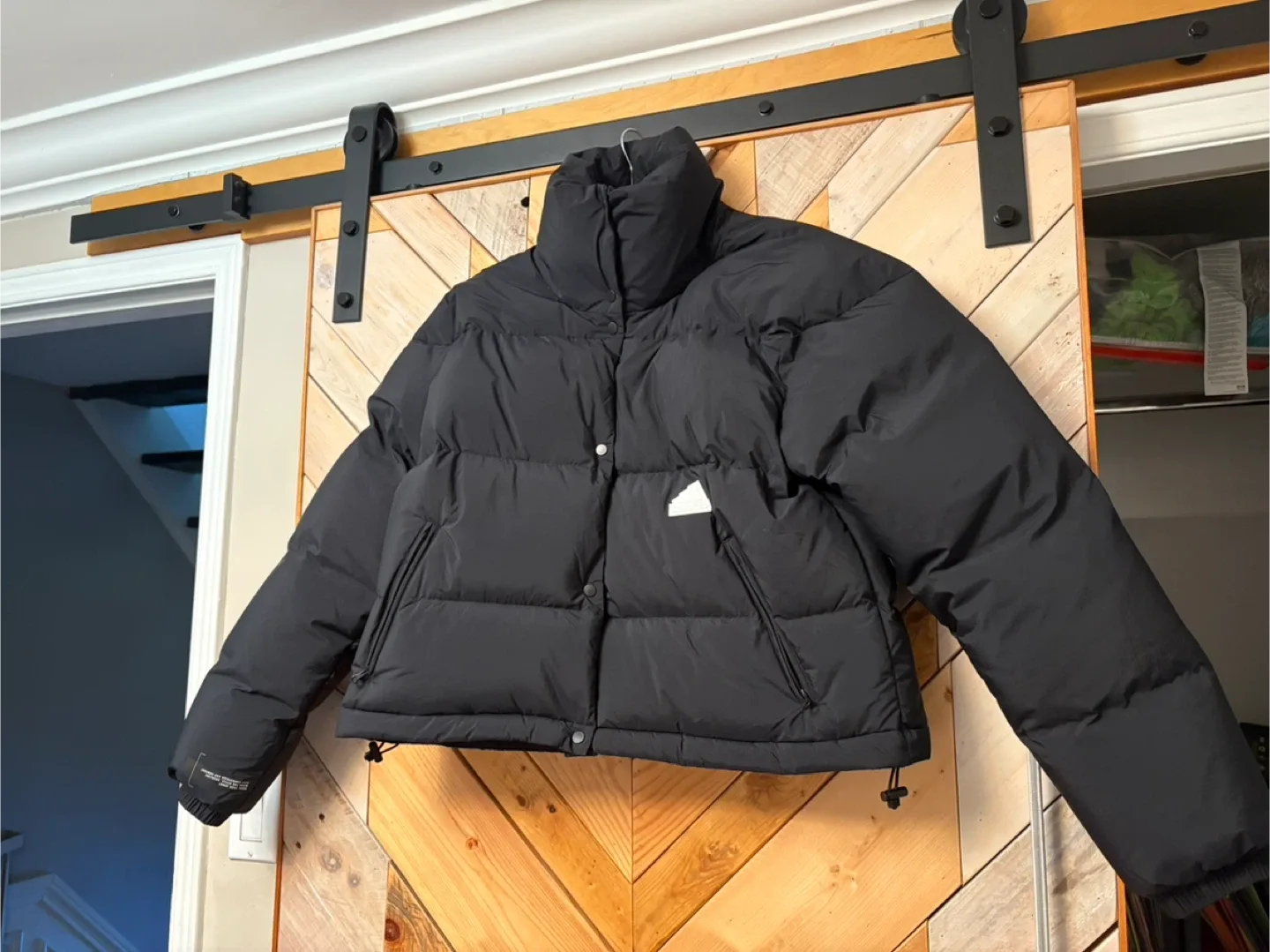 Adidas W New Puf Jkt Black Size S