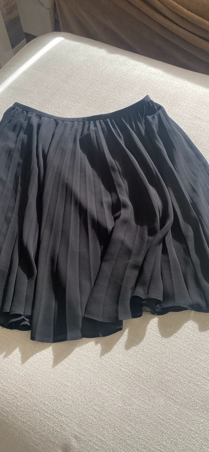 Aritzia Babaton Black Pleated Skirt - Size M - photo 4