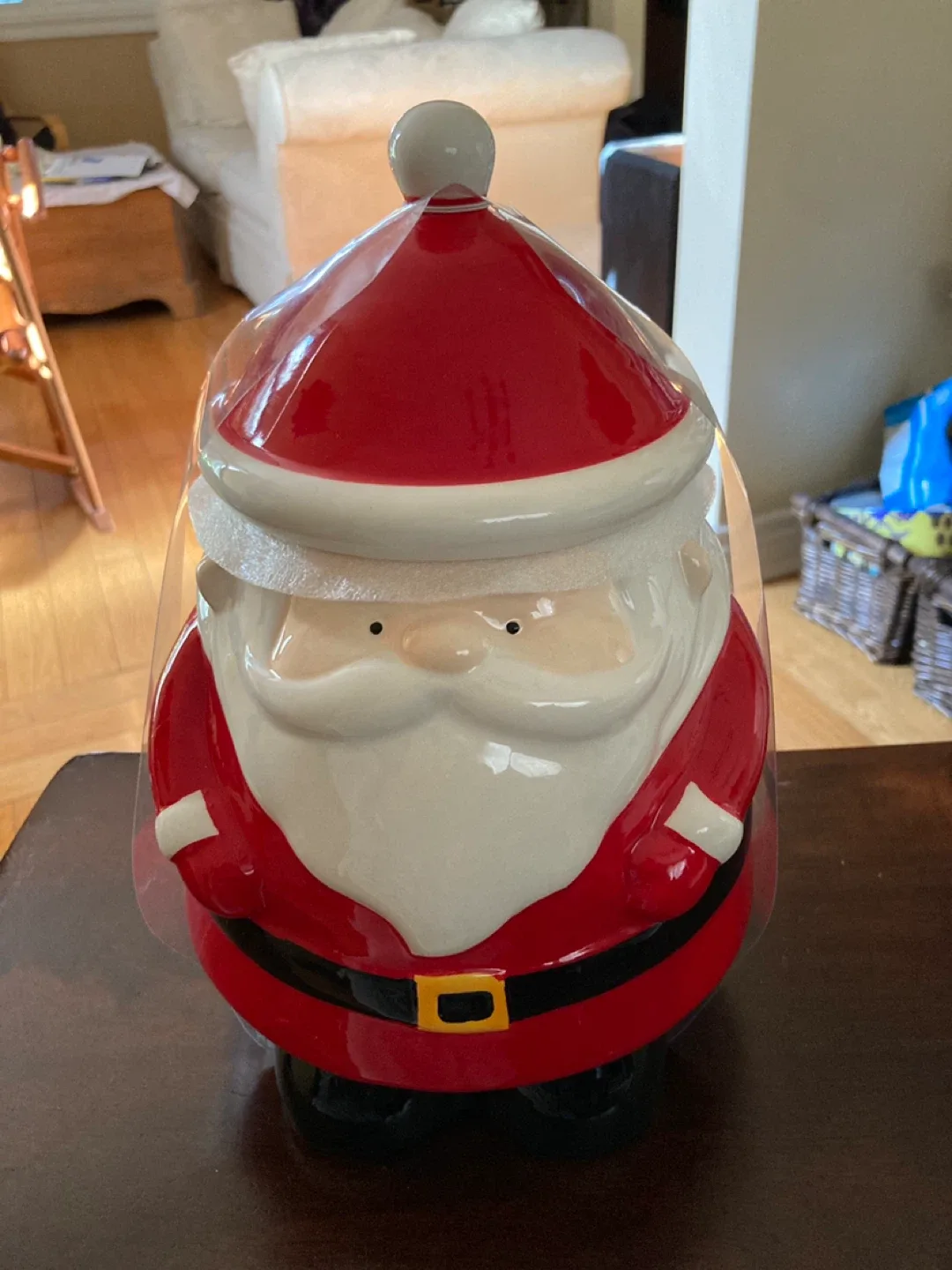 Santa Cookie Jar NEW