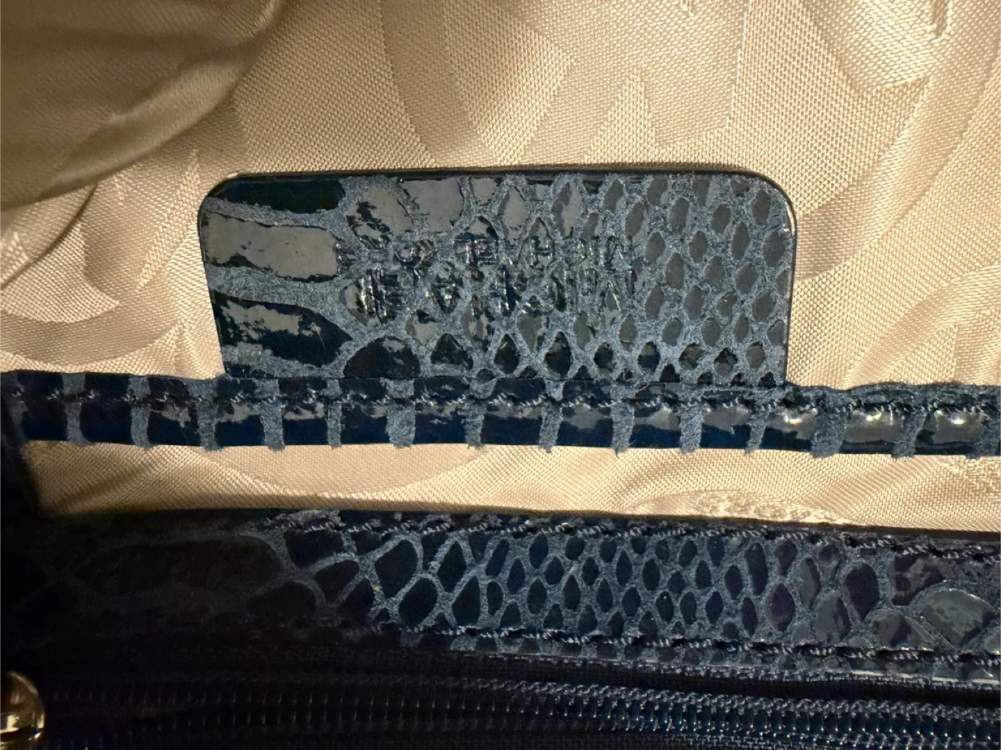 Michael Kors Snakeskin Tote Bag image indicator(4)