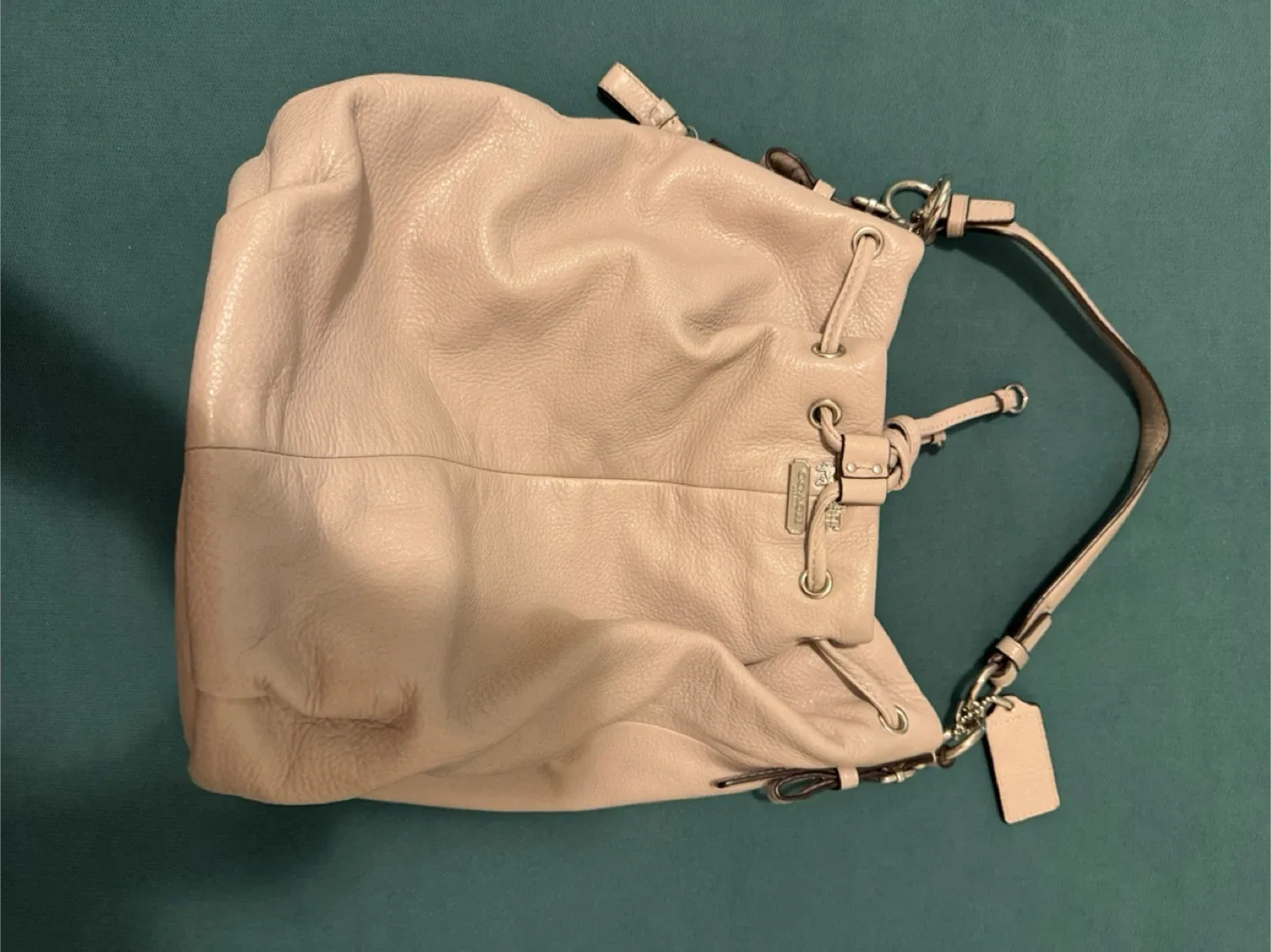 Coach Leather Bucket Bag