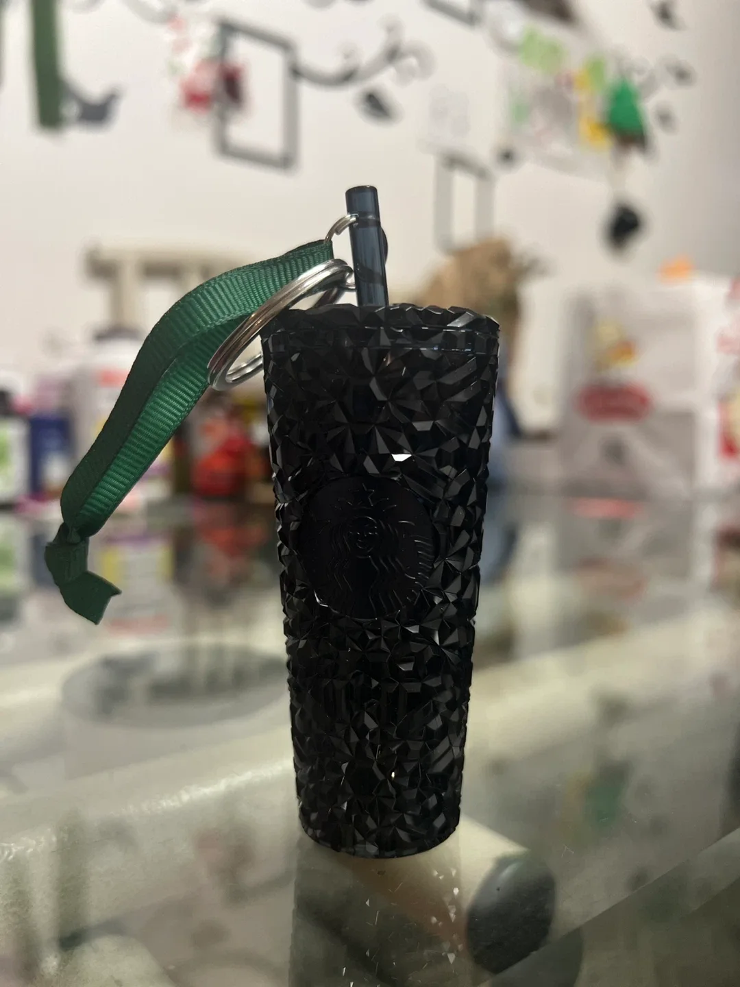 Starbucks  Cold Cup Key Chain Xmas Ornament