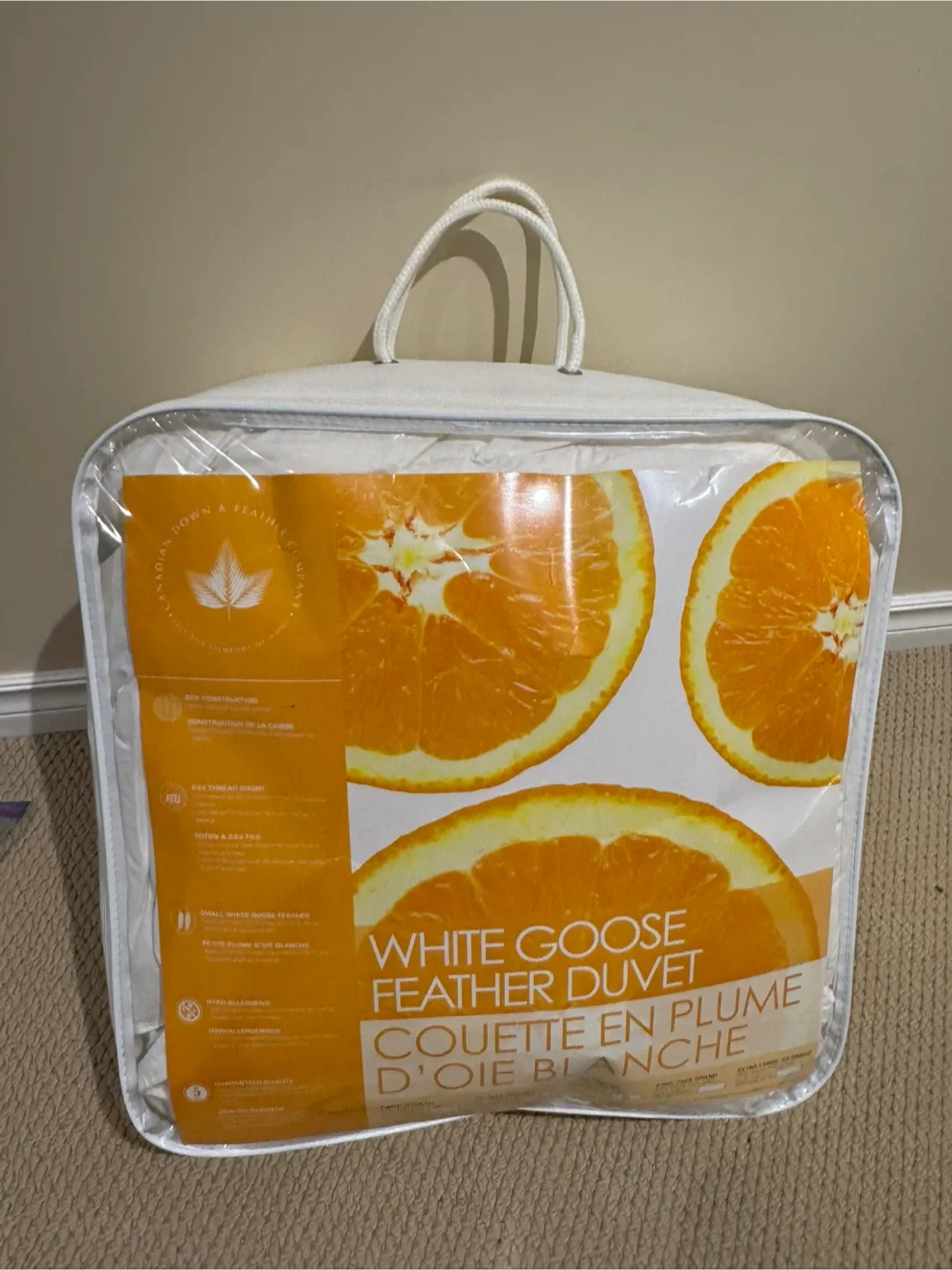 White Goose Feather Duvet (Canadian Down & Feather)