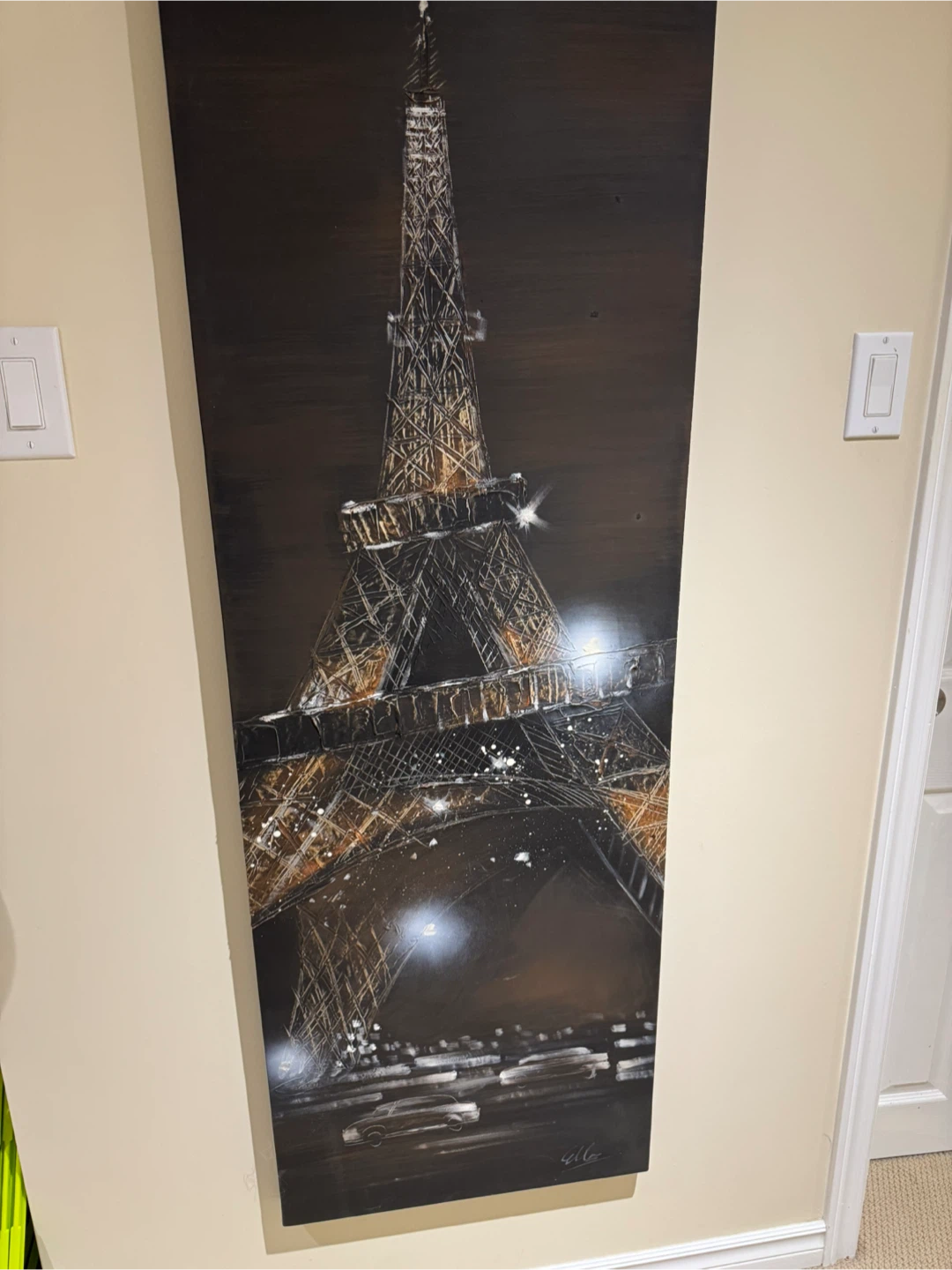 Eiffel Tower Painting - photo 2