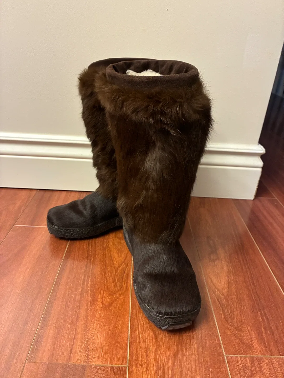 New Authentic Pajar real fur winter boots size:37/ 7 image indicator(2)