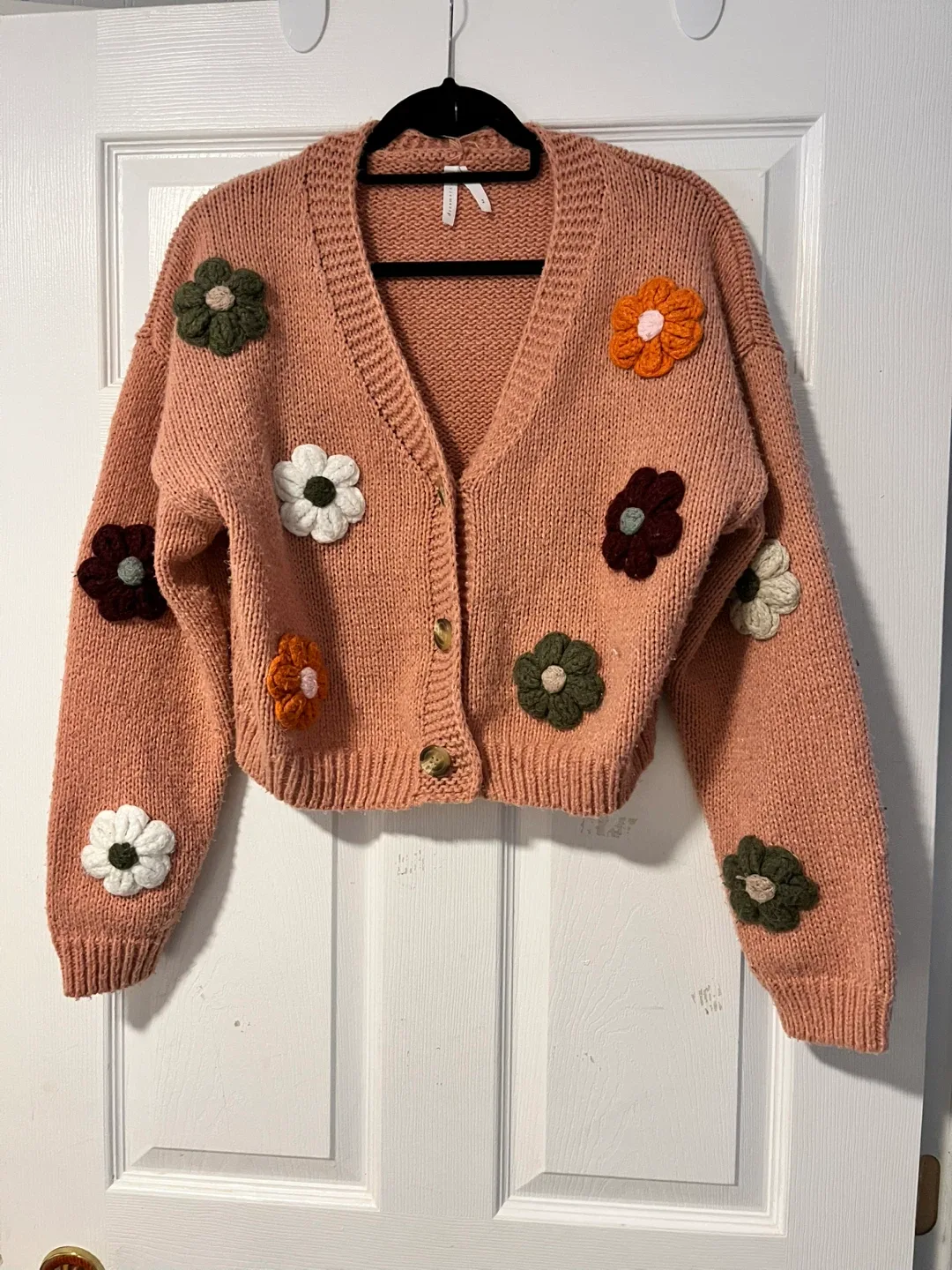 Dreamers by Debut  Floral Cardigan - Peach