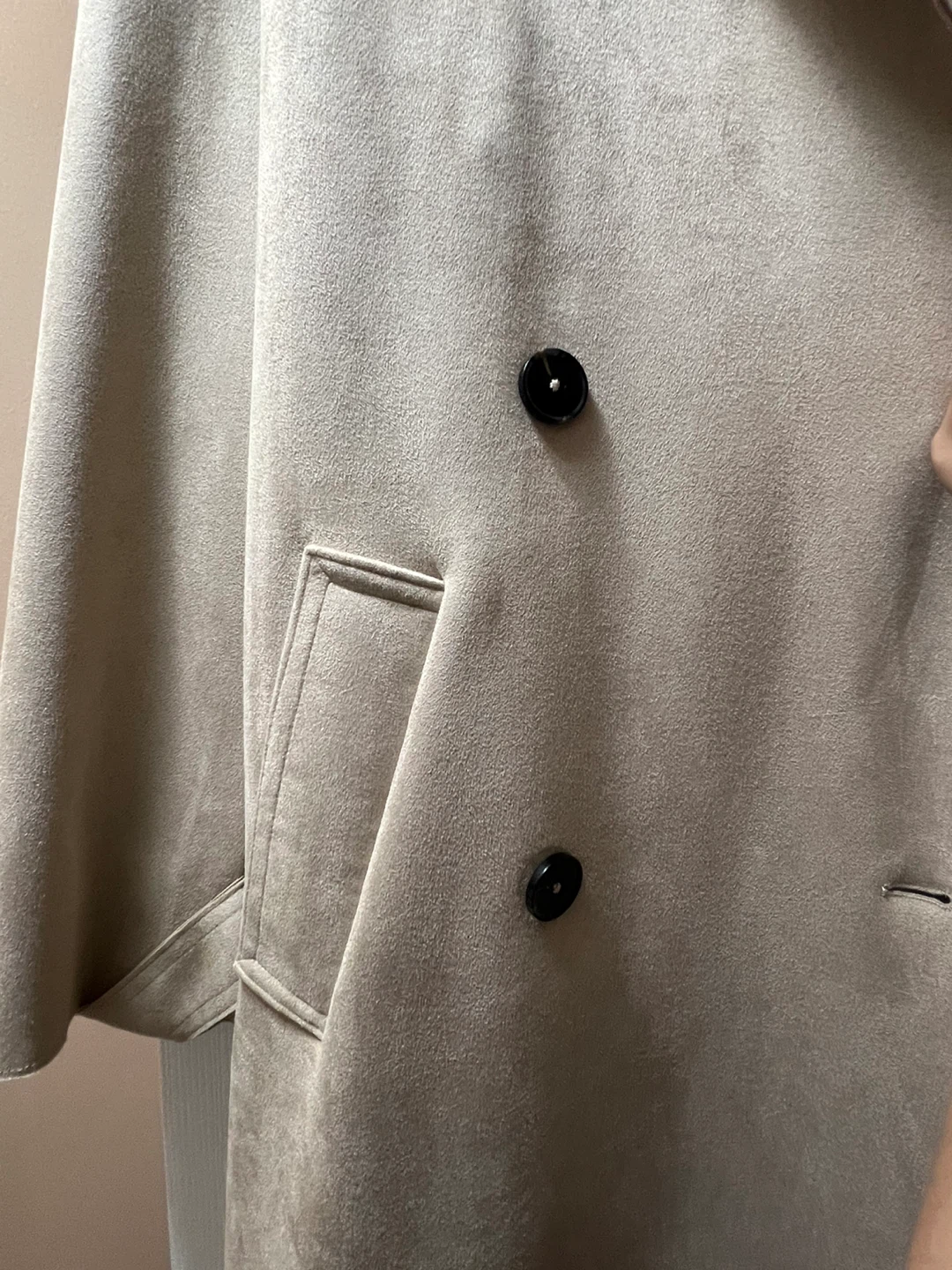 Zara Beige Trench Coat - Size XL - photo 3