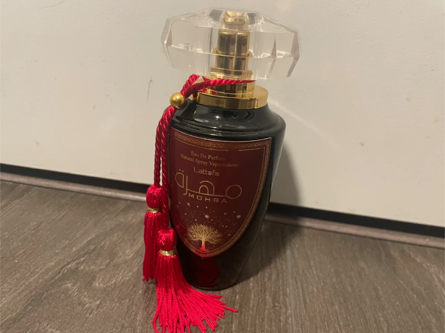 Mohra Lattafa Perfumes 100ml EDP Preowned bottle 97% Full image indicator(2)