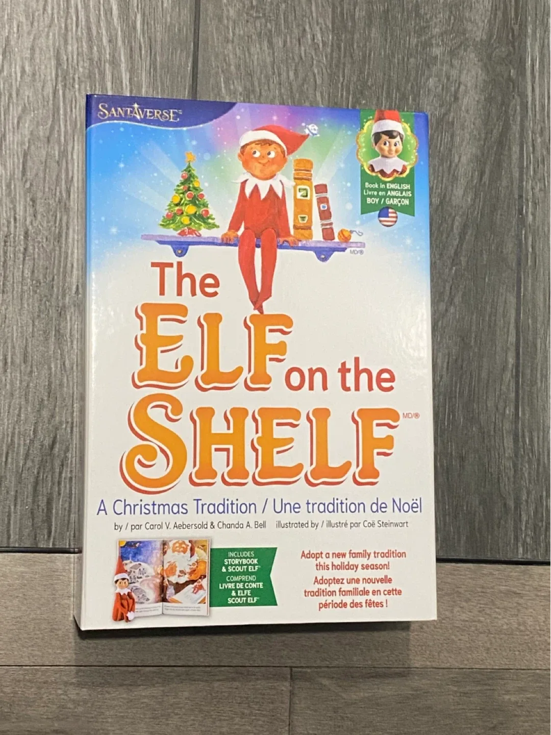 Original Elf on Shelf doll with packaging and story book