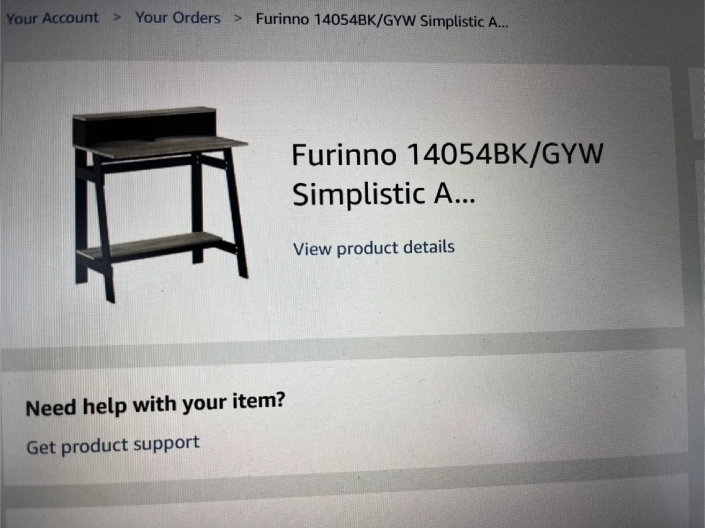 Furinno Simplistic A Frame Computer Desk