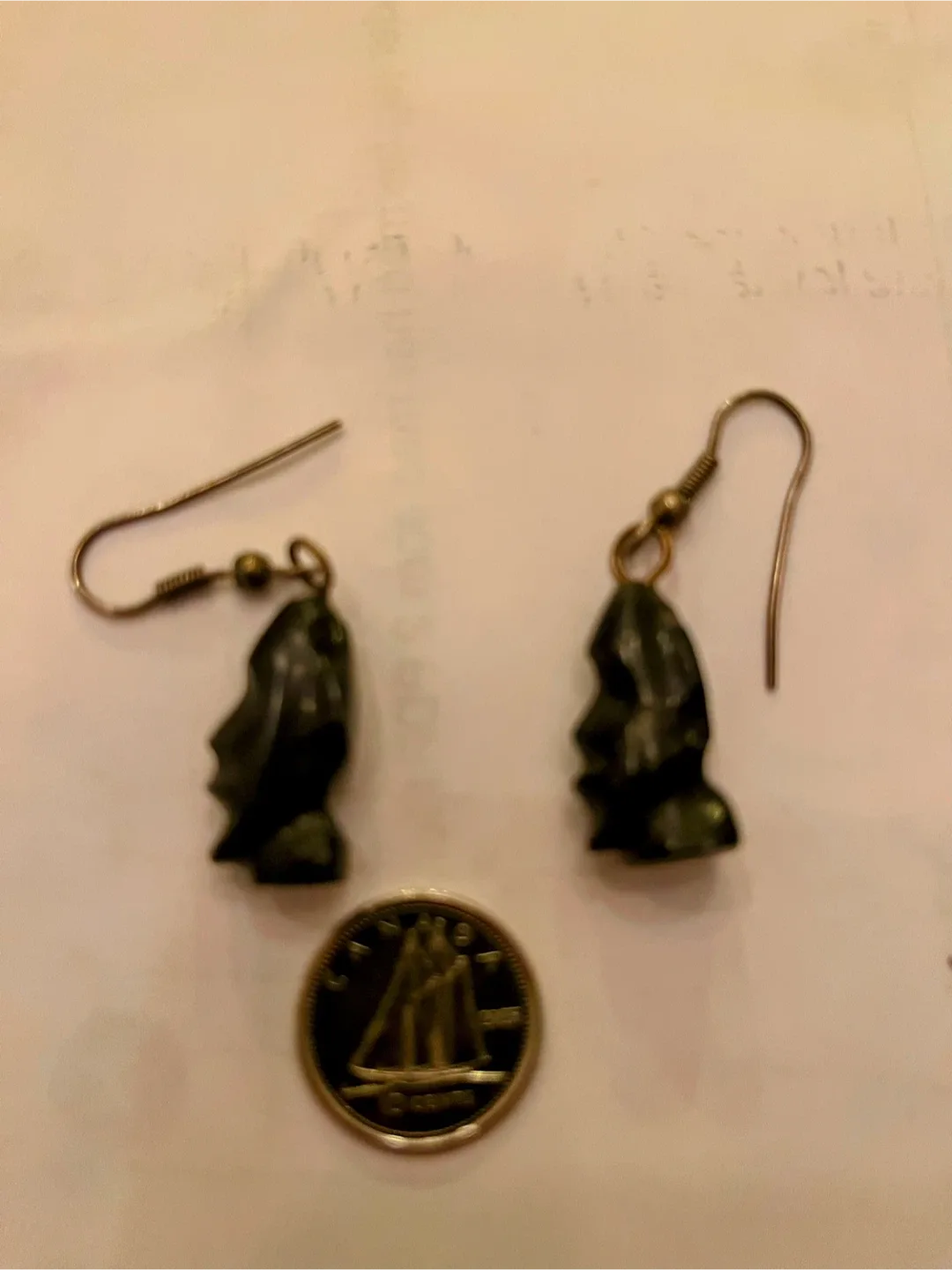 Unique Stone Face Earrings