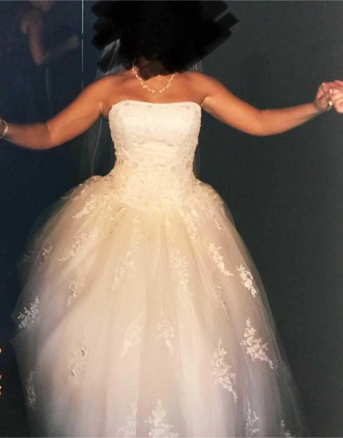 Wedding Dress - Strapless, White image indicator(4)