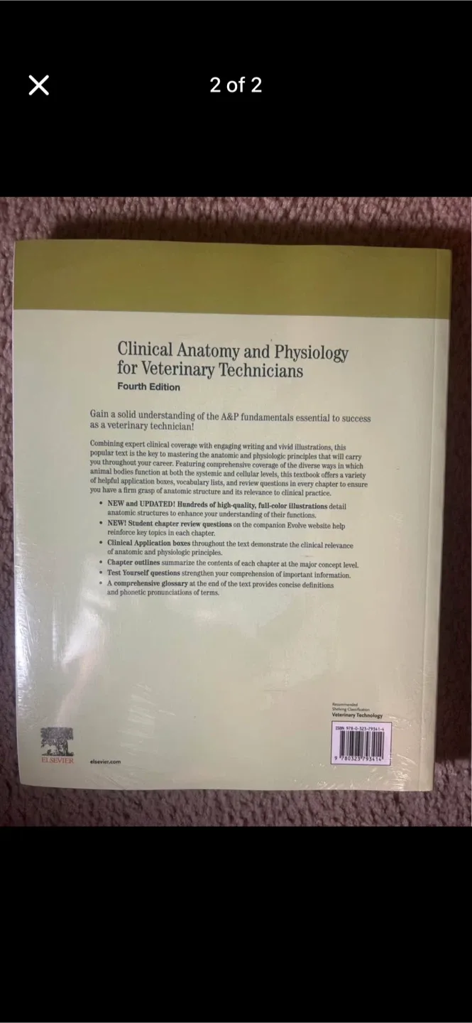 Clinical Anatomy and Physiology for Veterinary Technicians image indicator(2)