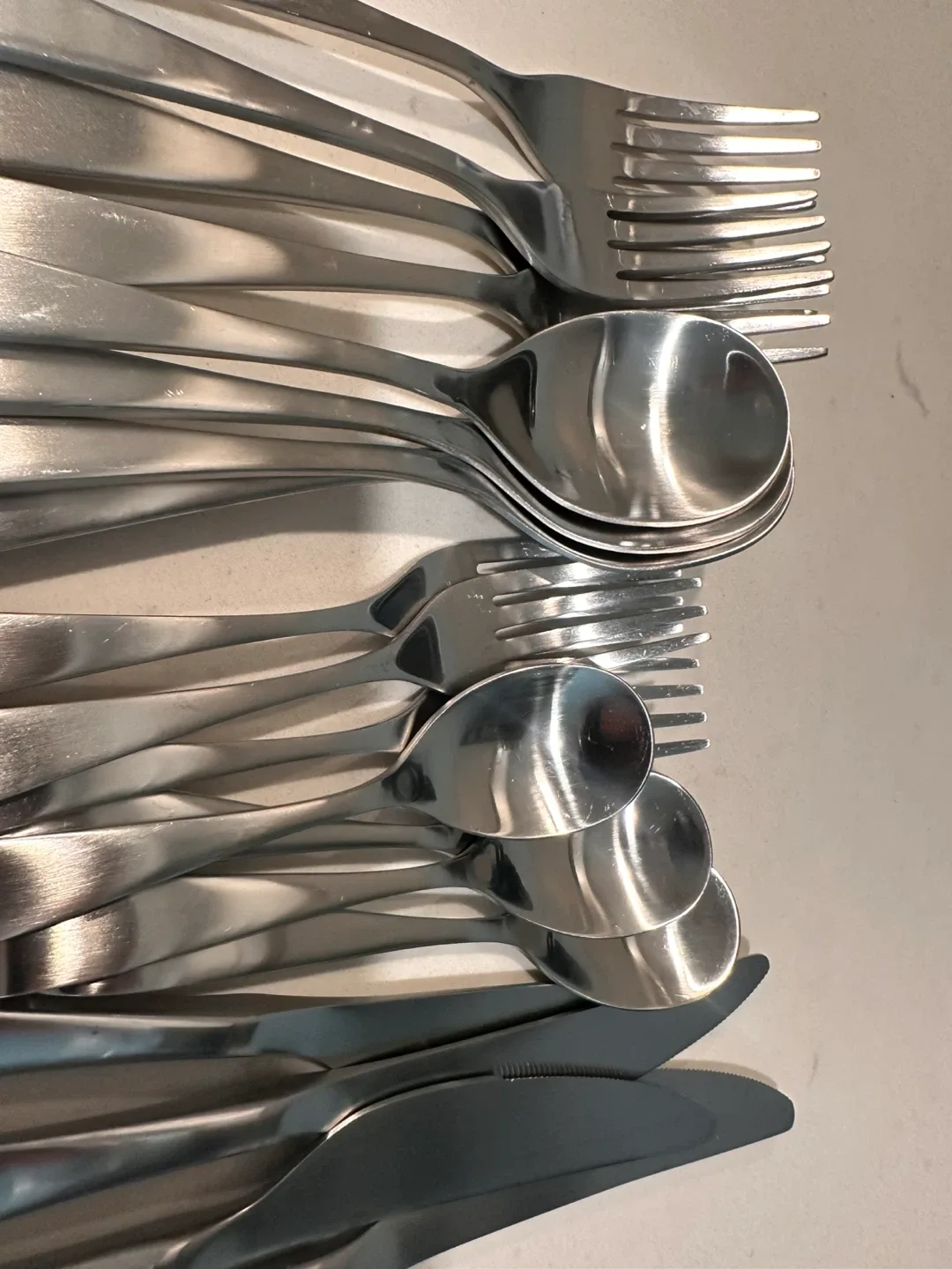 Ikea 20-Piece Stainless Steel Cutlery Set an d 3 set knifes image indicator(3)