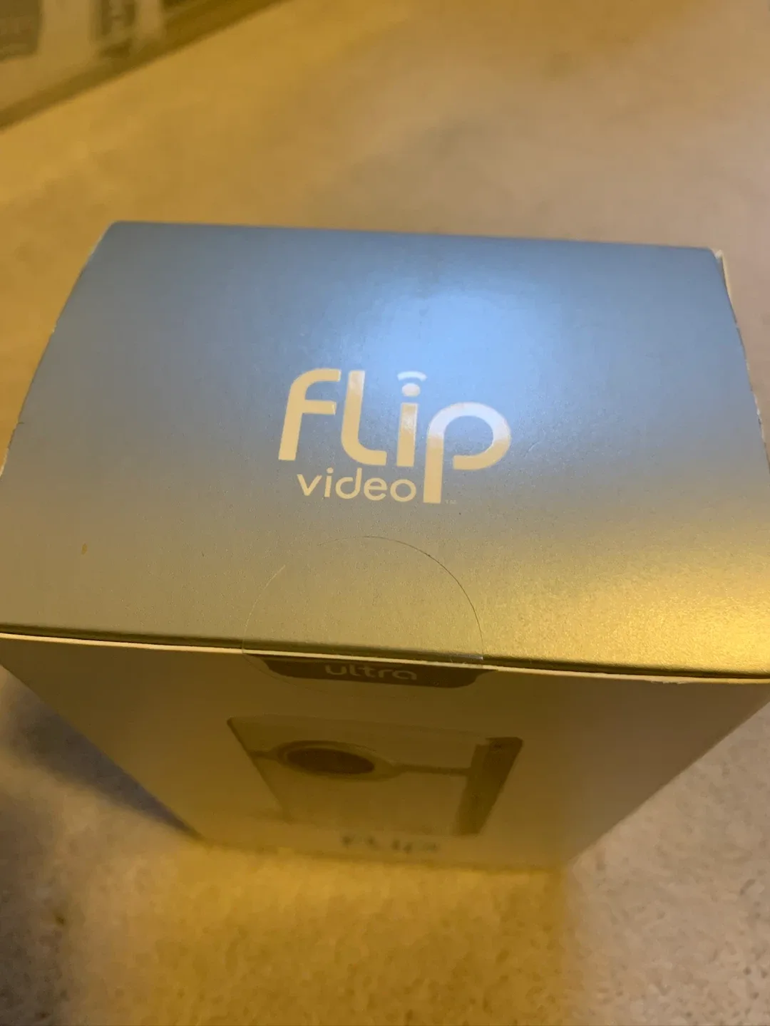 Flip Video Ultra Camcorder - White & Silver