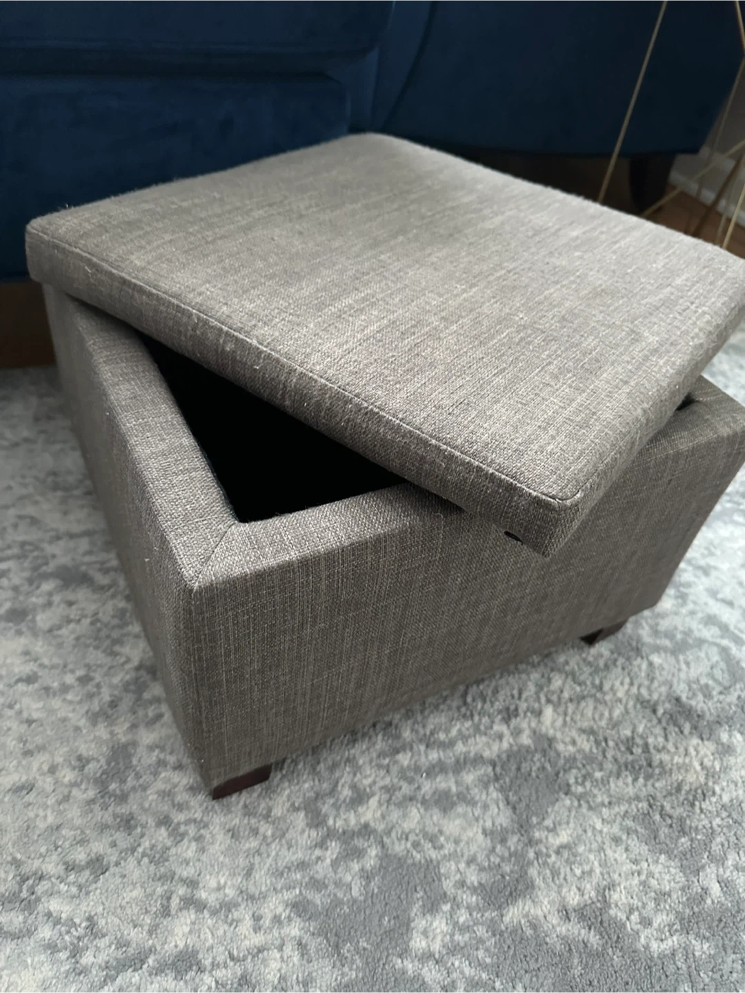 Small Storage Ottoman #Cleanout