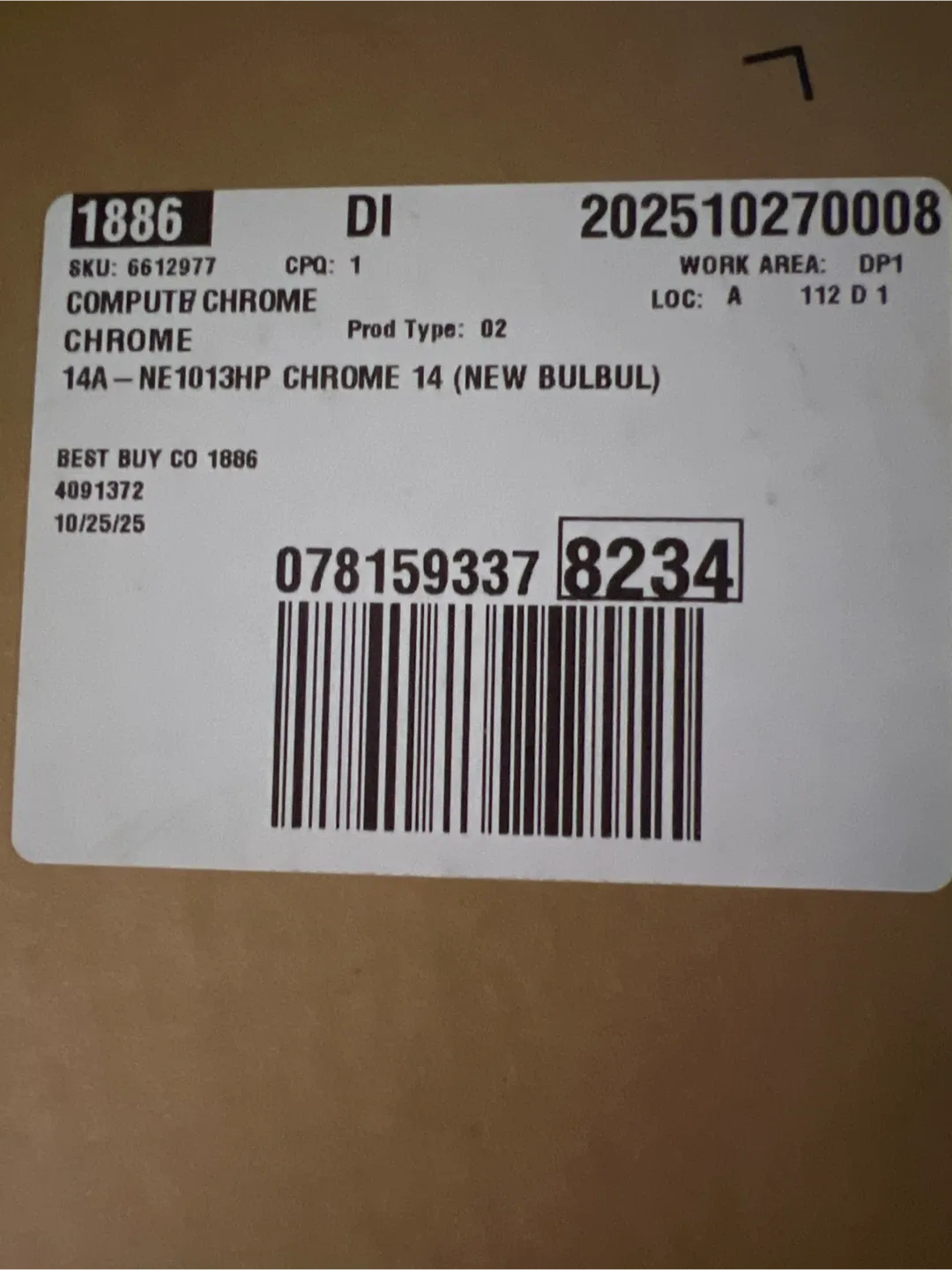 New HP Chromebook 14A-NE1013HP Chrome 14 image indicator(4)