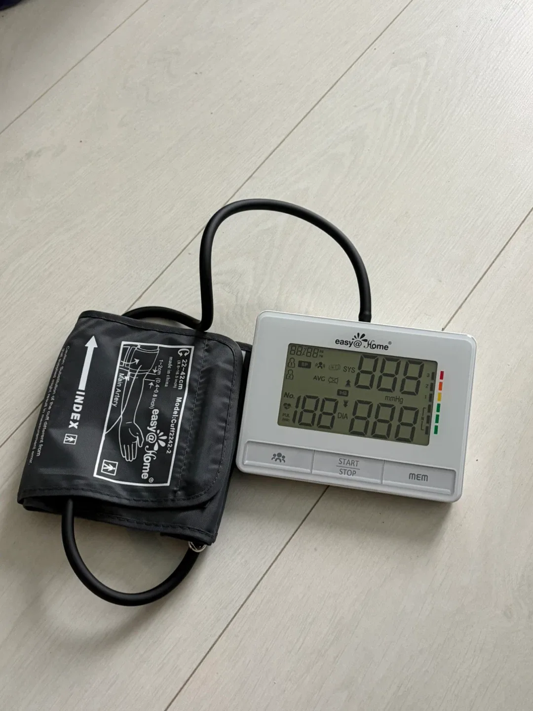 easy@Home Blood Pressure Monitor