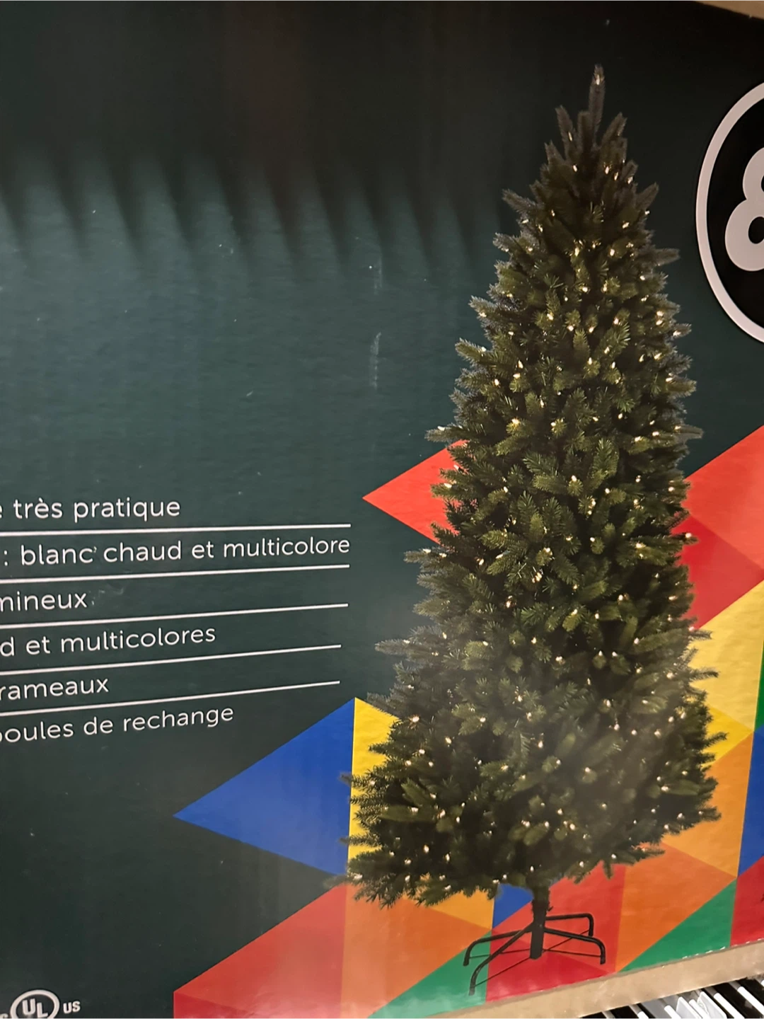 Used NOMA Colorado Christmas Tree 7' 5"