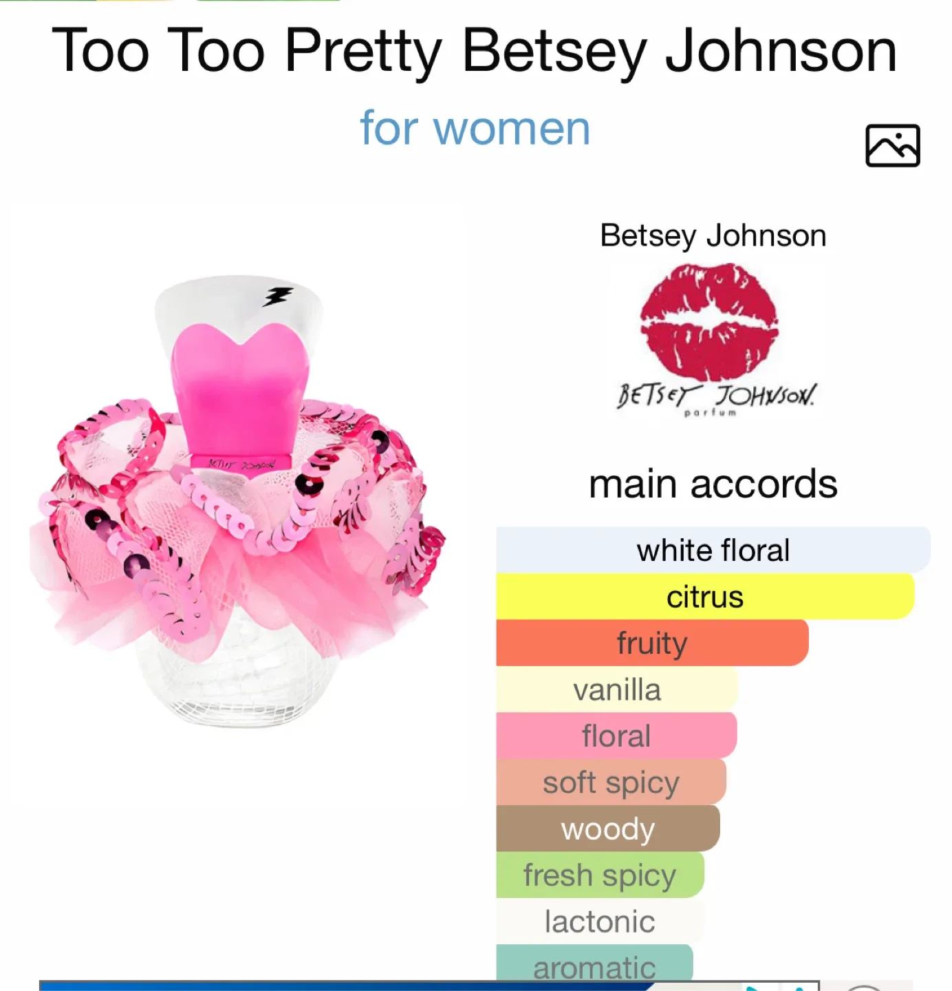 NEW SEALED Betsey Johnson fragrance perfume , Too Too Pretty image indicator(4)