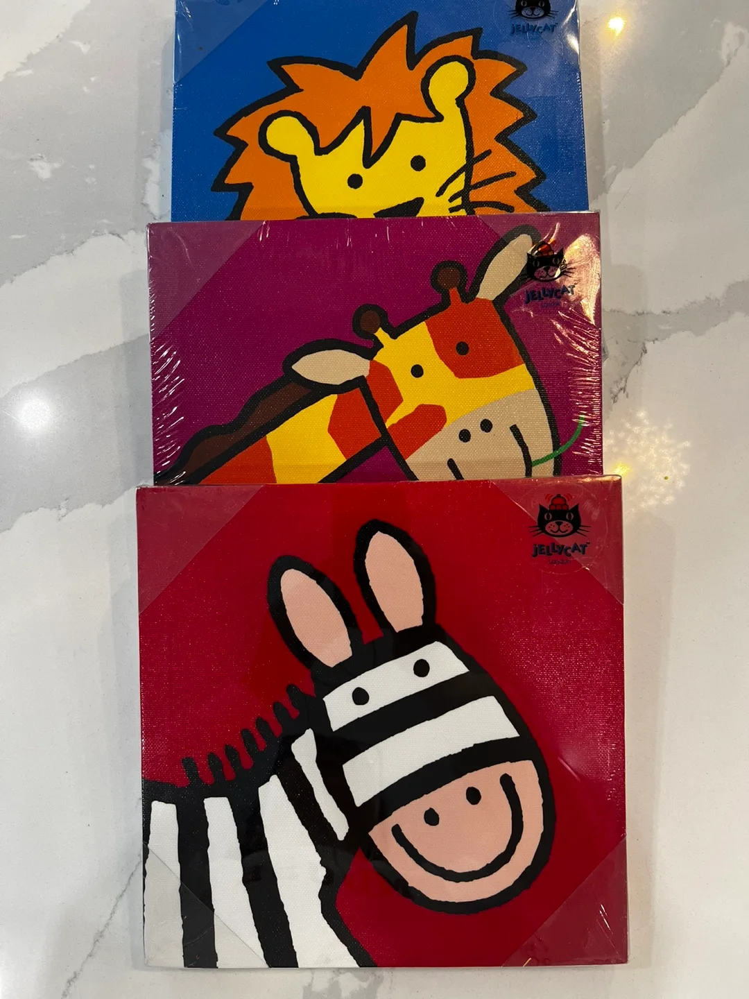 Jellycat Junglie Print Assortment Canvas Picture - New!