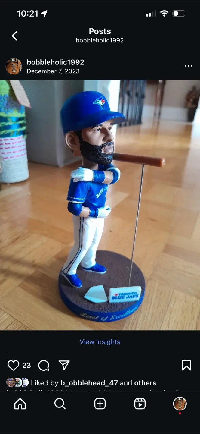 Toronto Blue Jays Jose Bautista Bat Flip Bobblehead