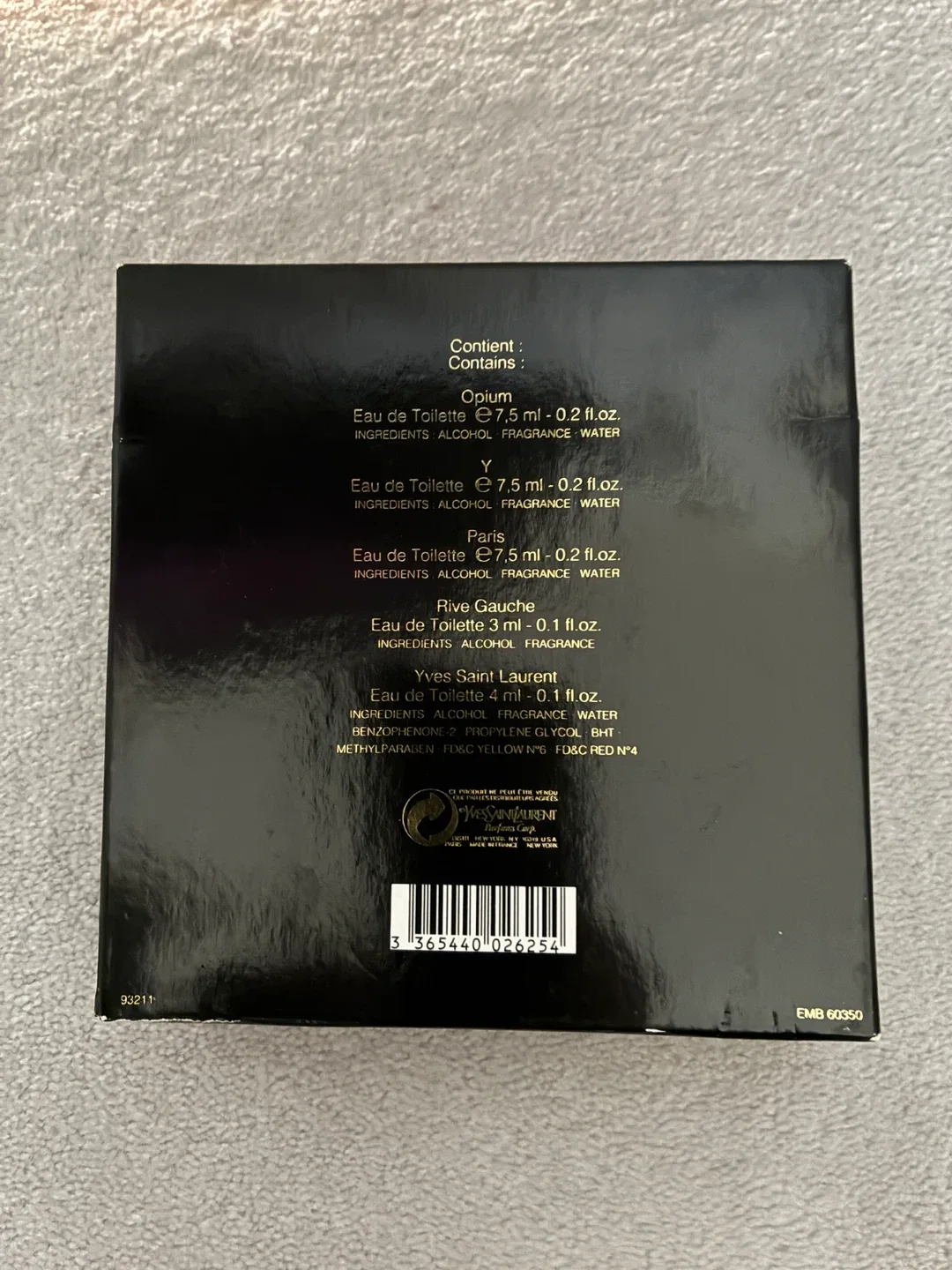 NEW Yves Saint Laurent Miniature Perfume Set image indicator(2)