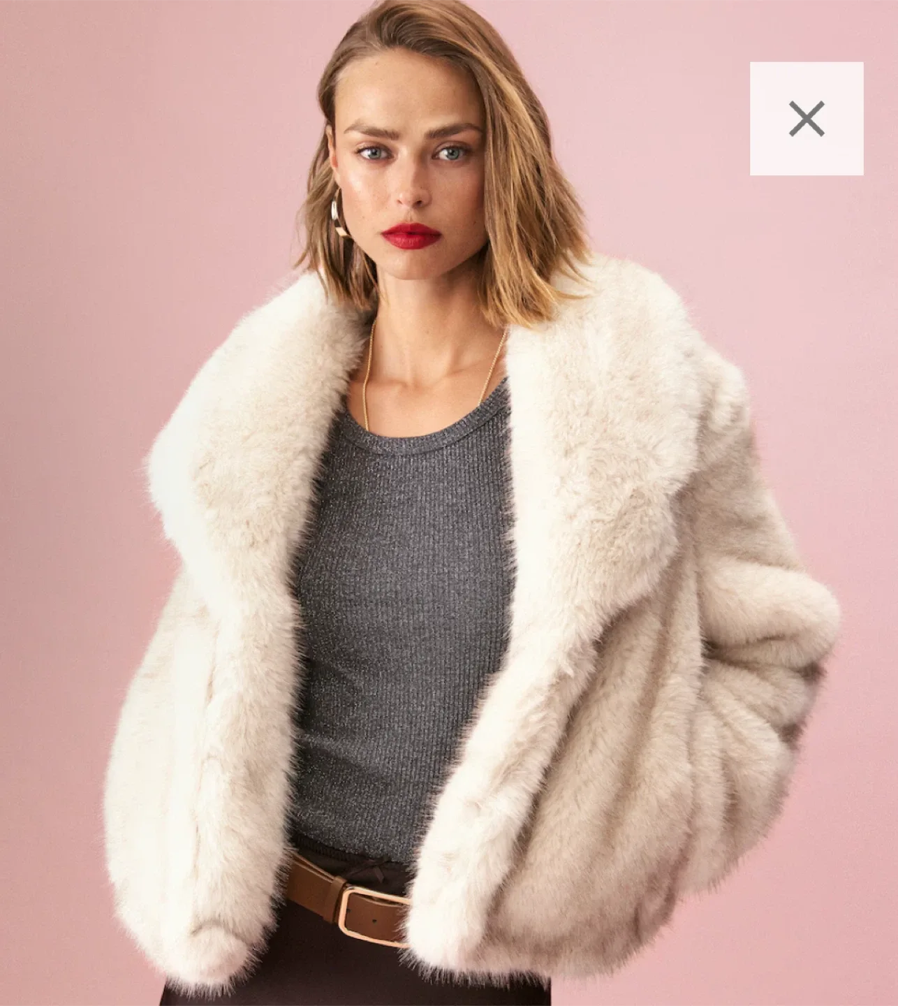 Joe Fresh Faux Fur Coat - NWT # Cleanout